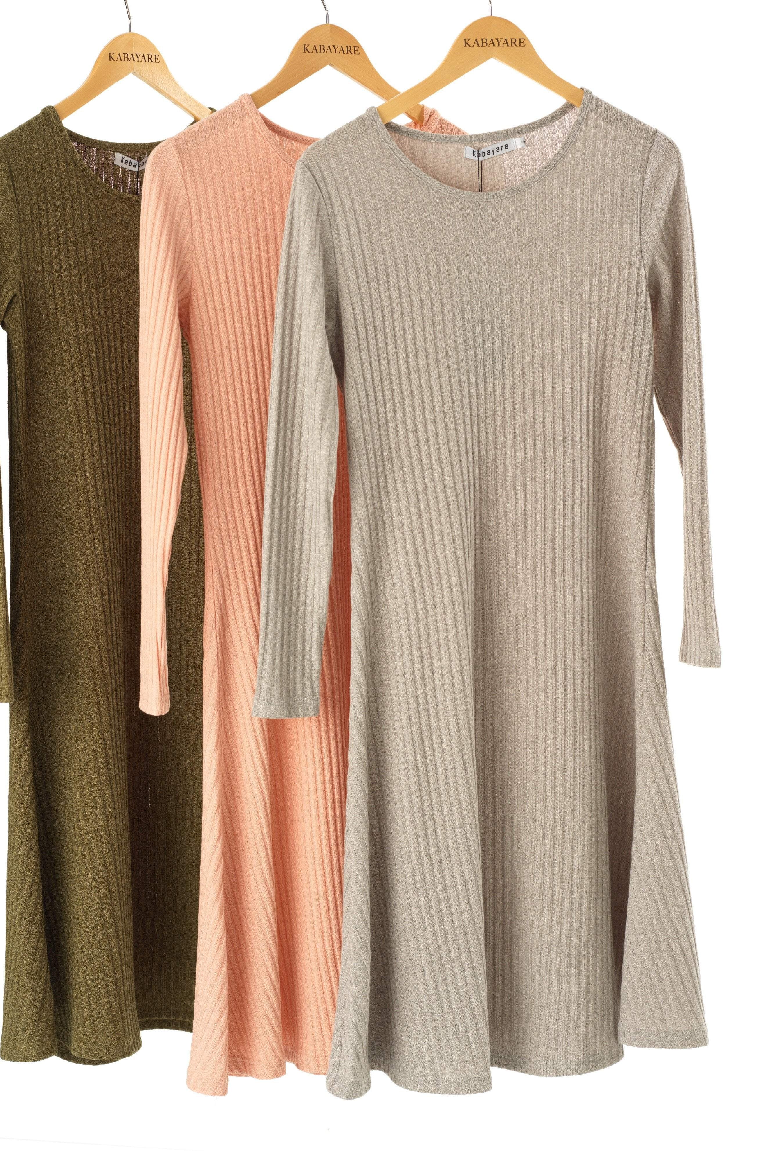 long sleeve Midi sweater dress Kabayare