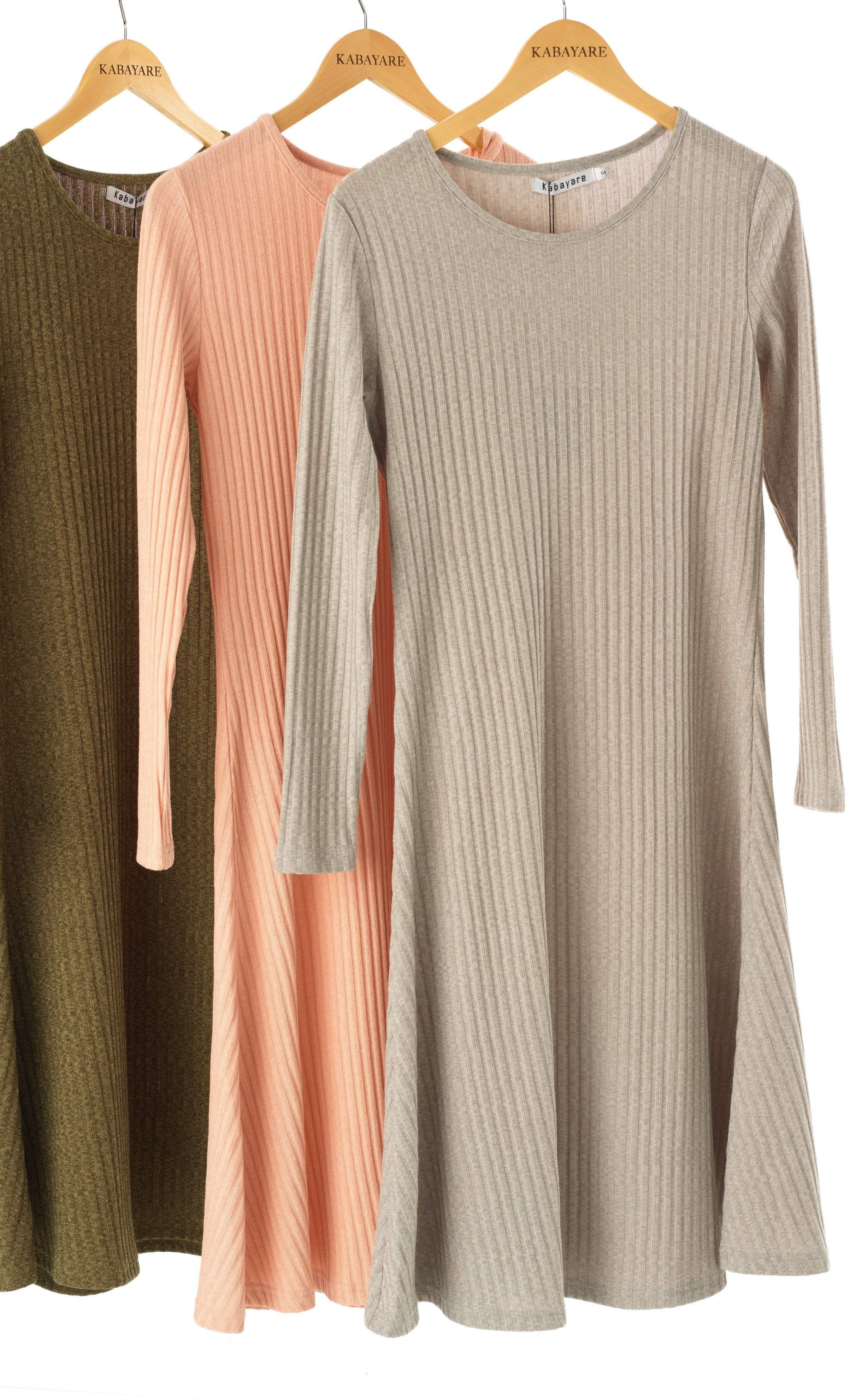 long sleeve Midi sweater dress Kabayare
