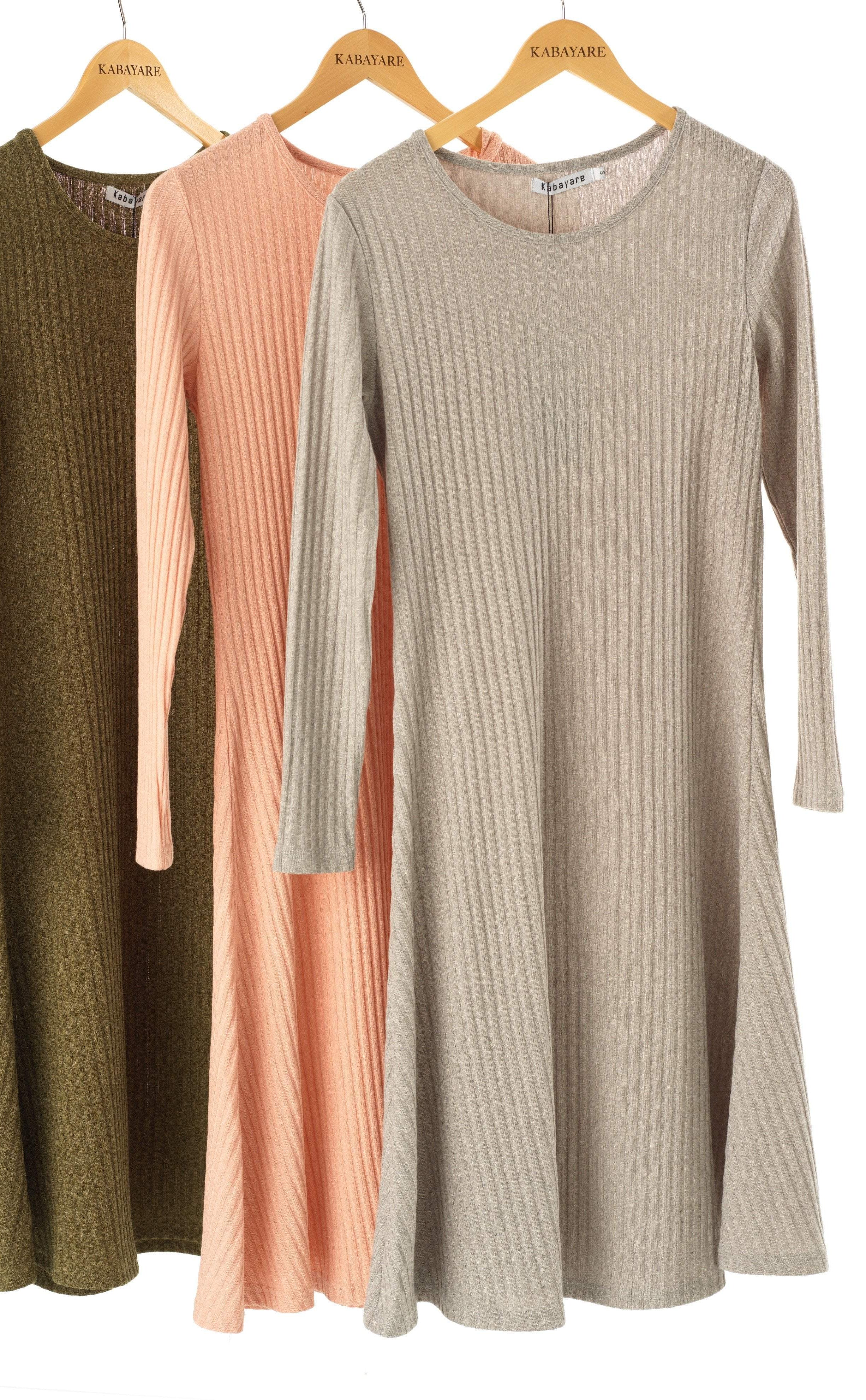 long sleeve Midi sweater dress Kabayare