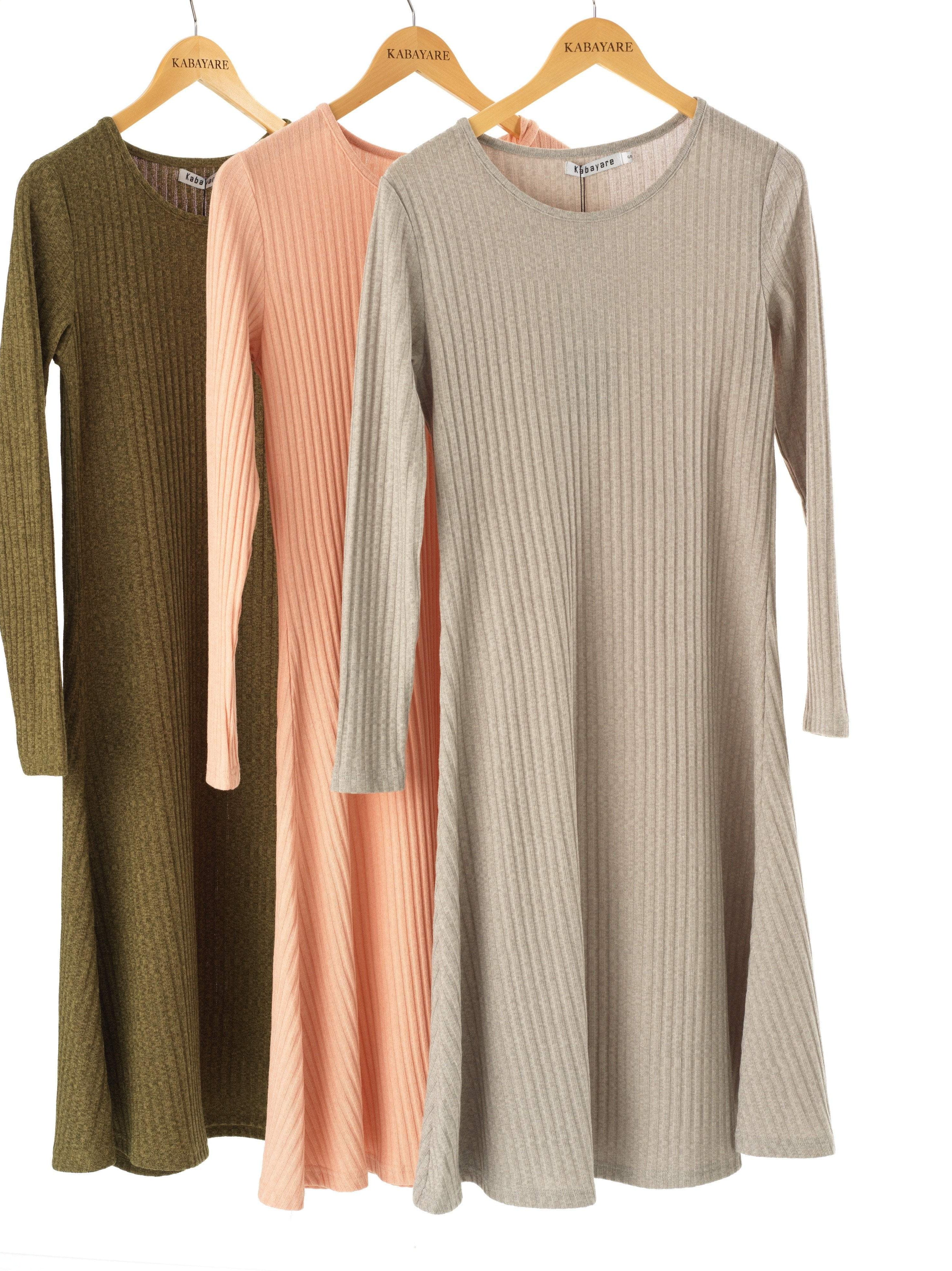 long sleeve Midi sweater dress Kabayare