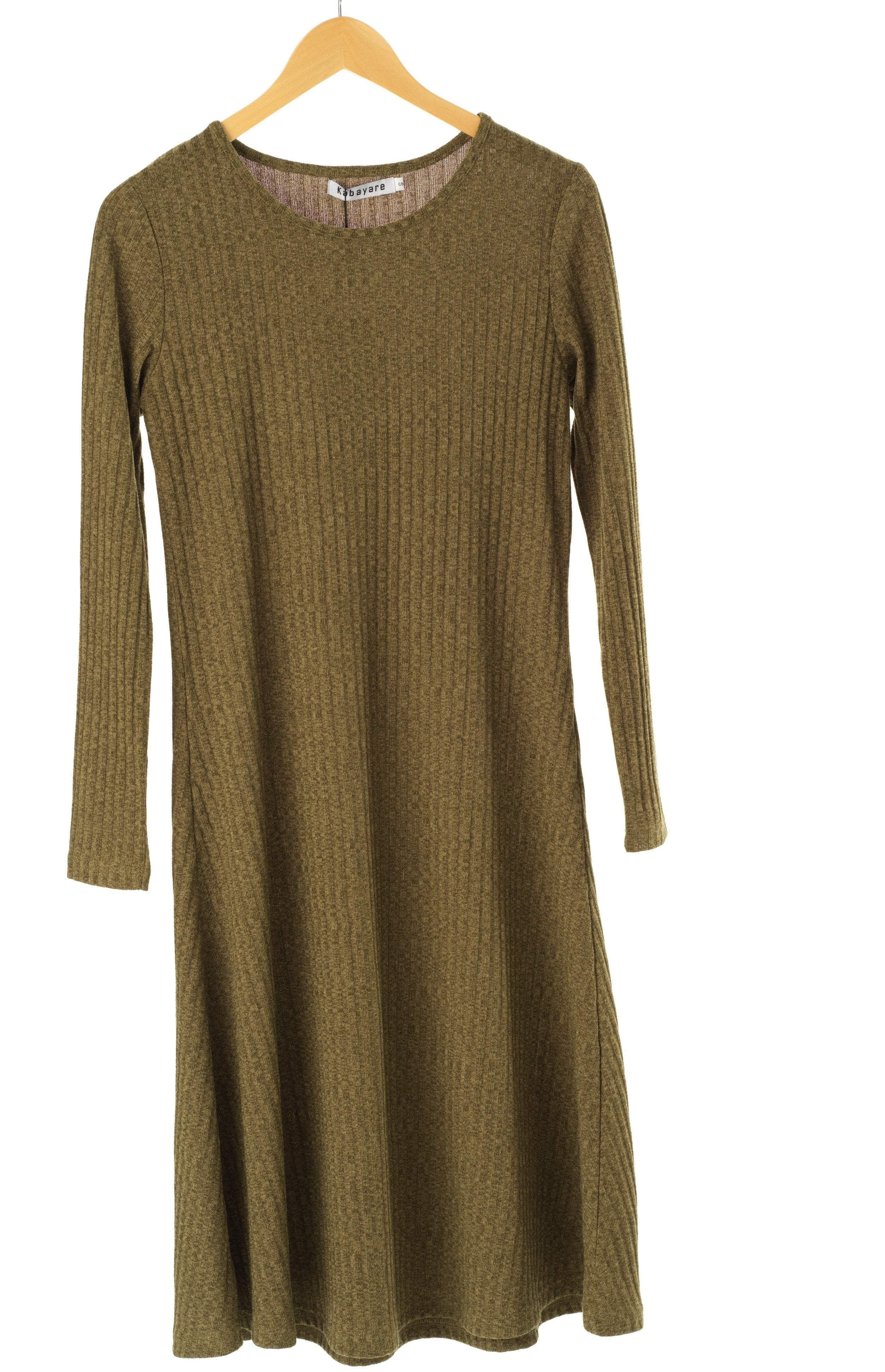 long sleeve Midi sweater dress Kabayare