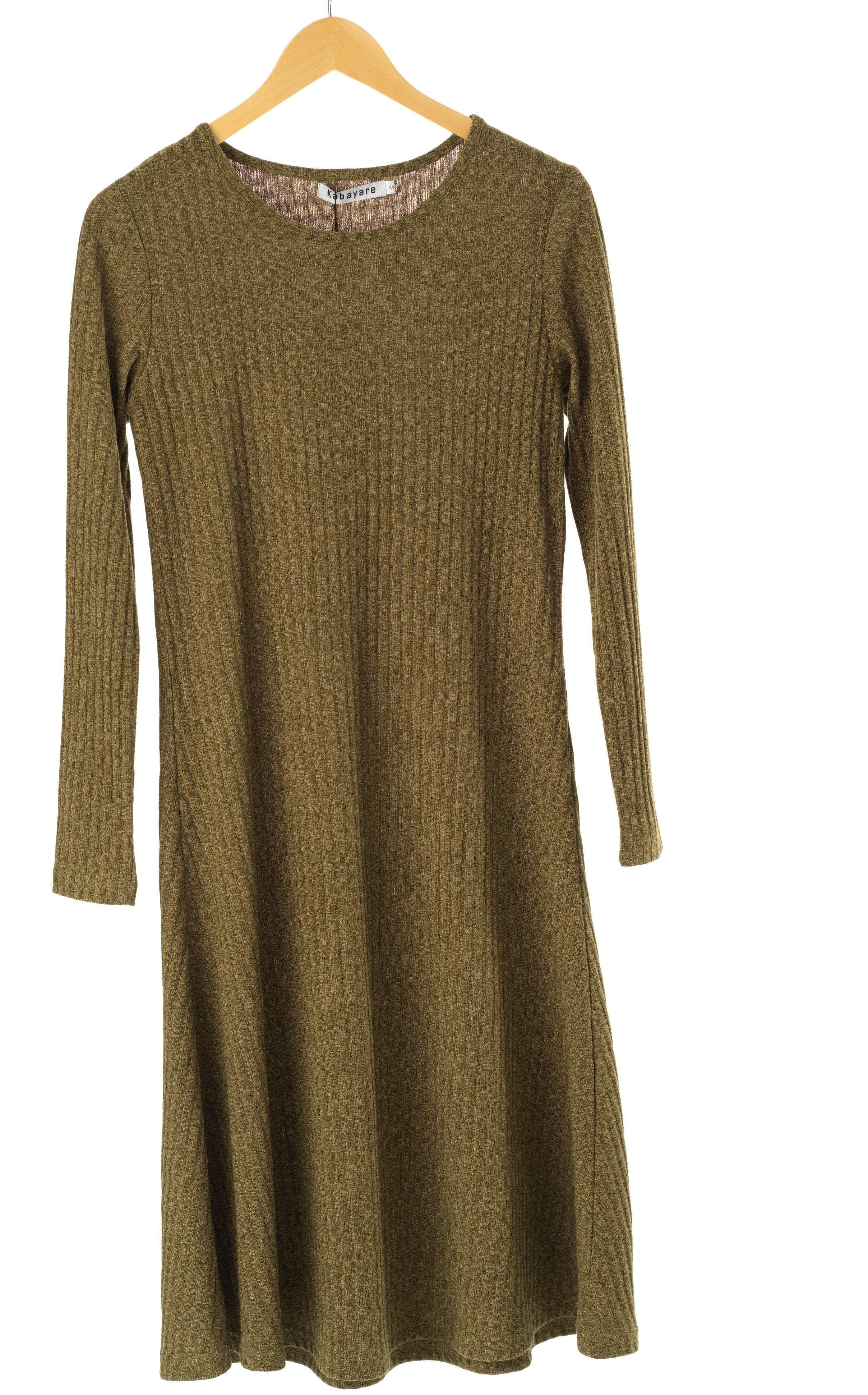 long sleeve Midi sweater dress Kabayare