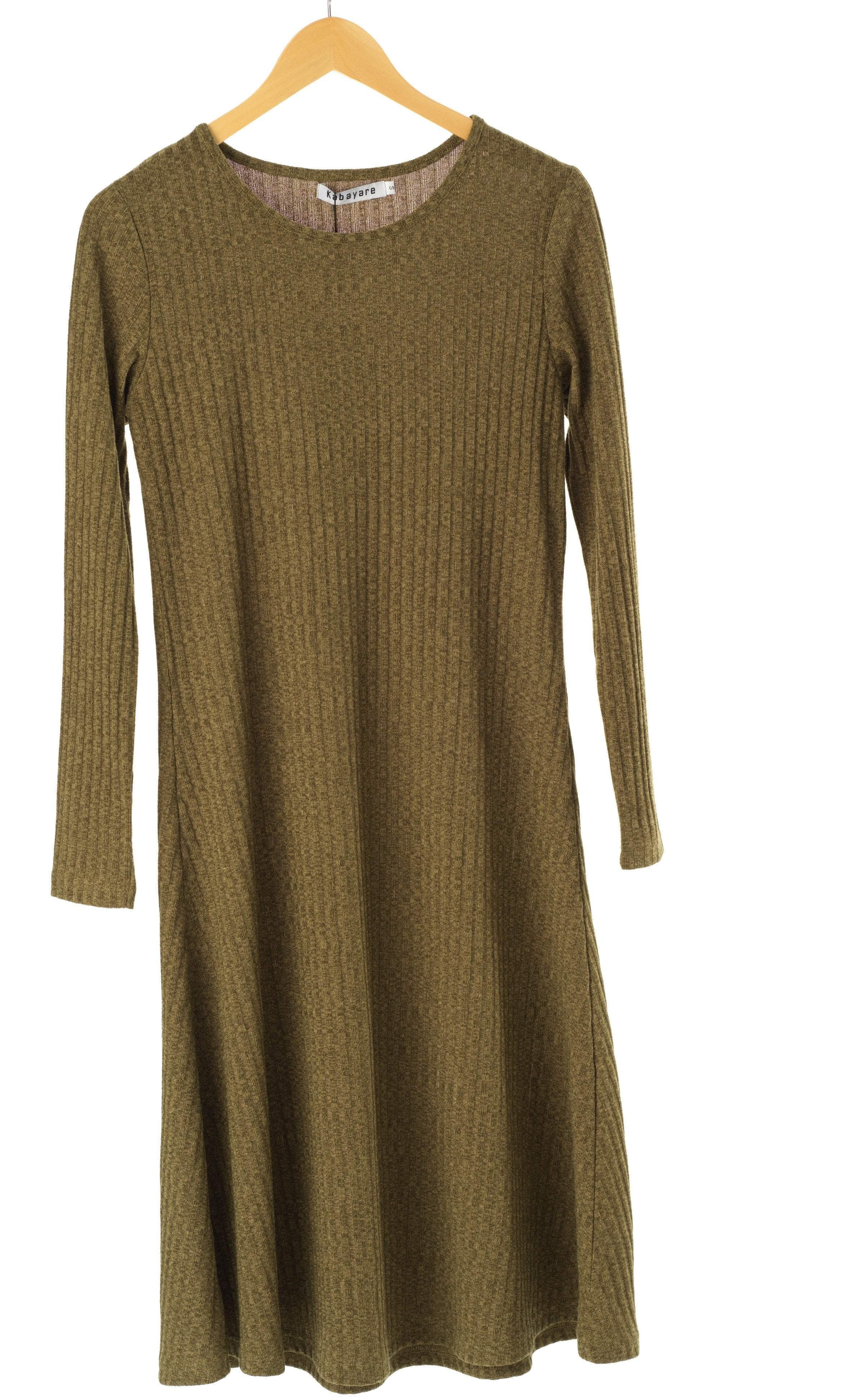 long sleeve Midi sweater dress Kabayare