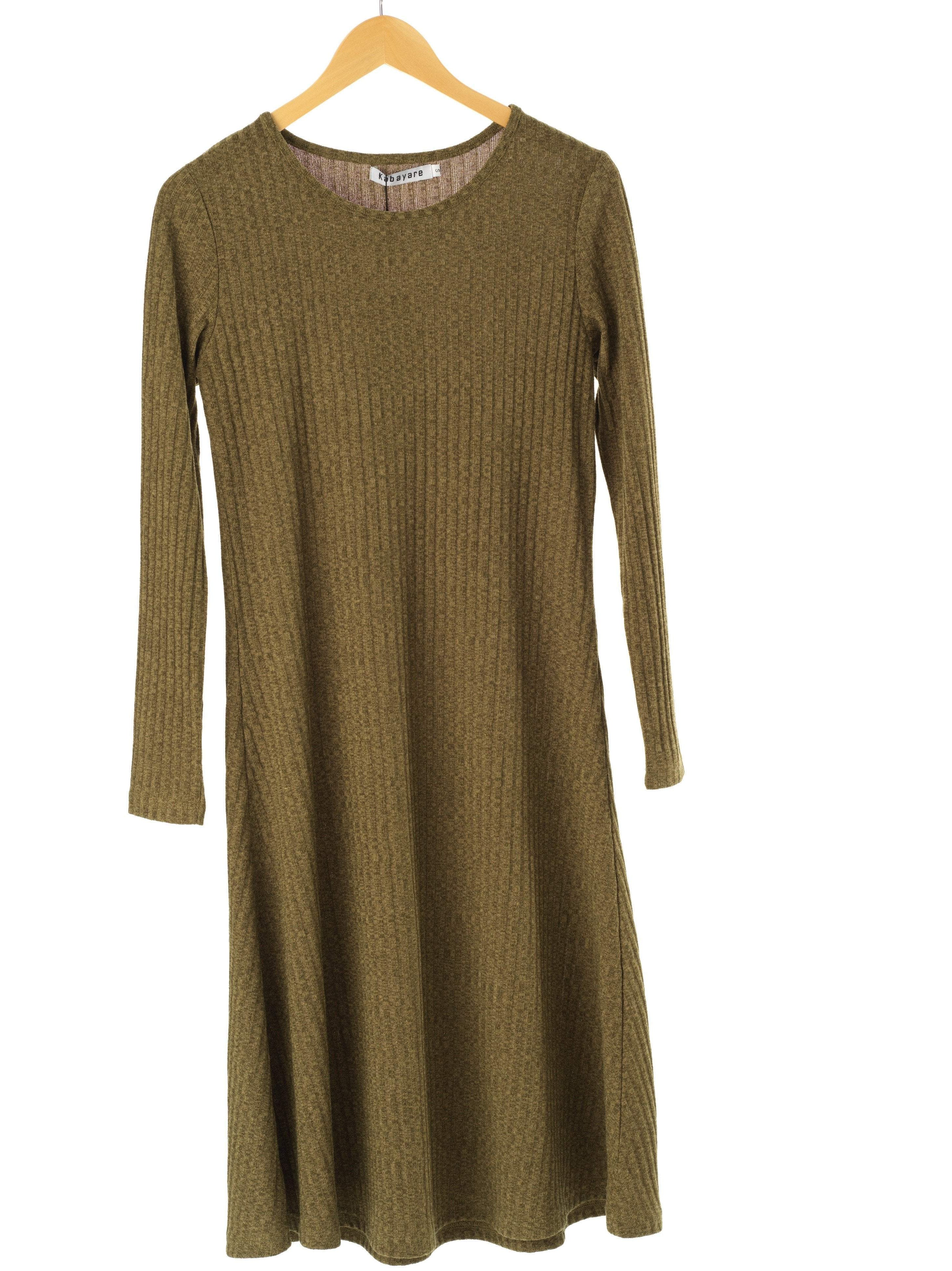 long sleeve Midi sweater dress Kabayare