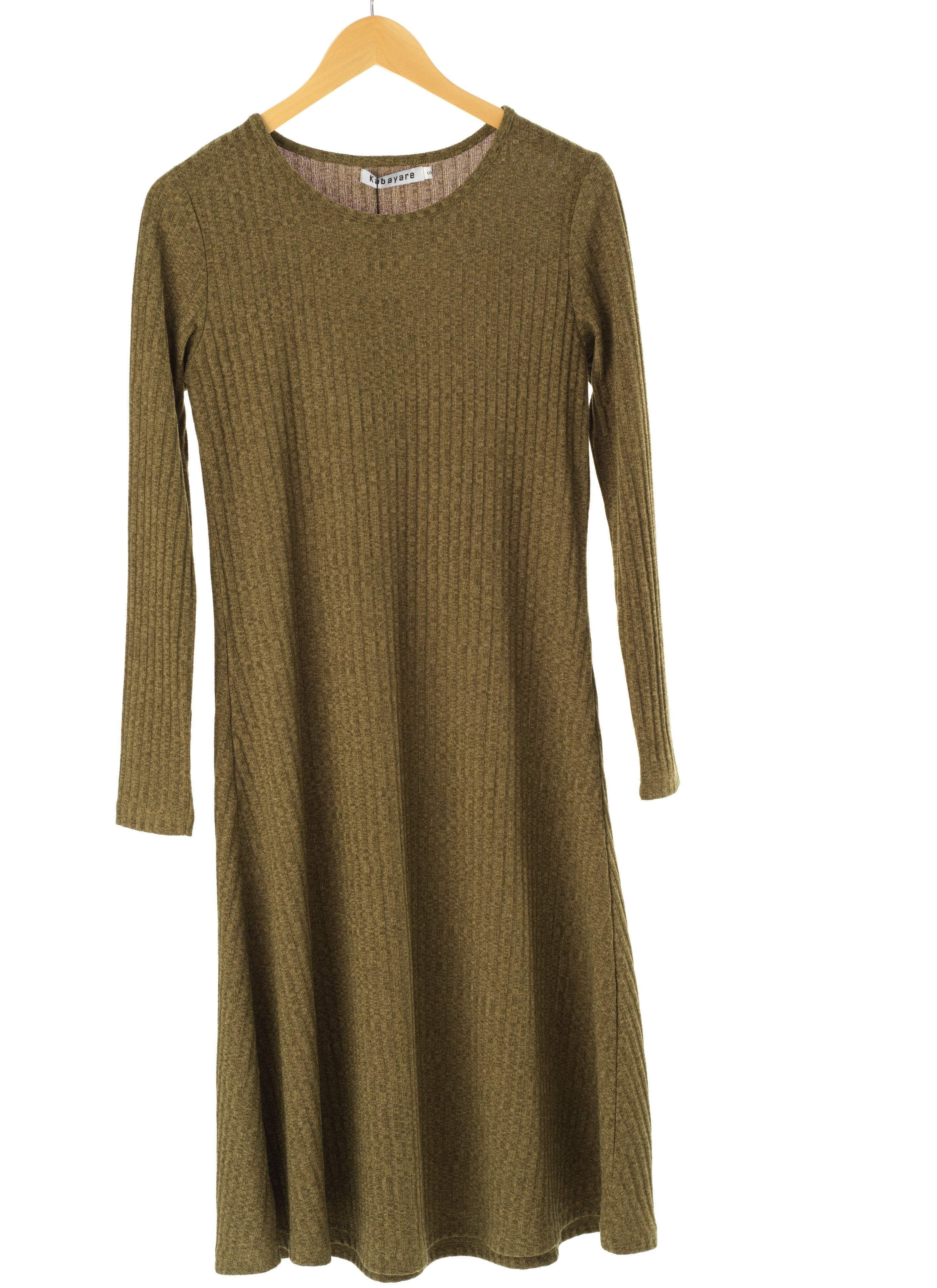 long sleeve Midi sweater dress Kabayare