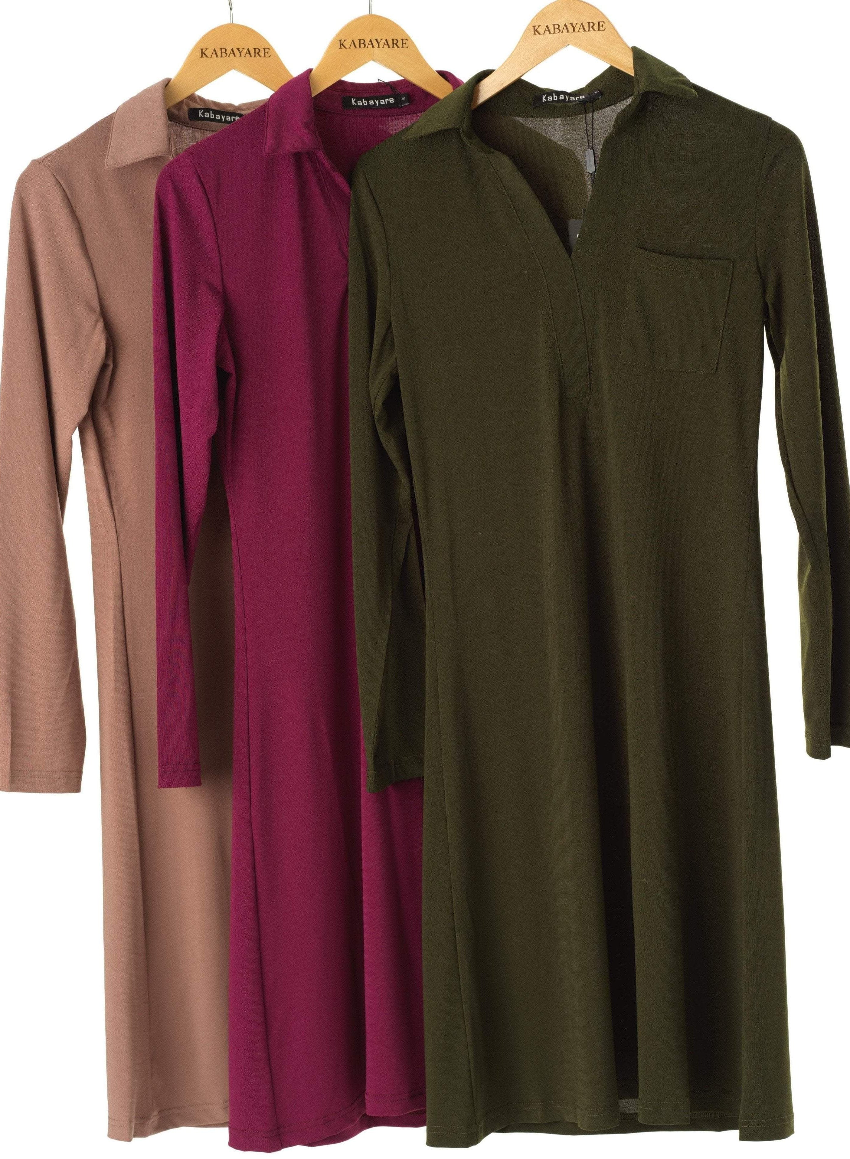 Long sleeve Midi top Kabayare