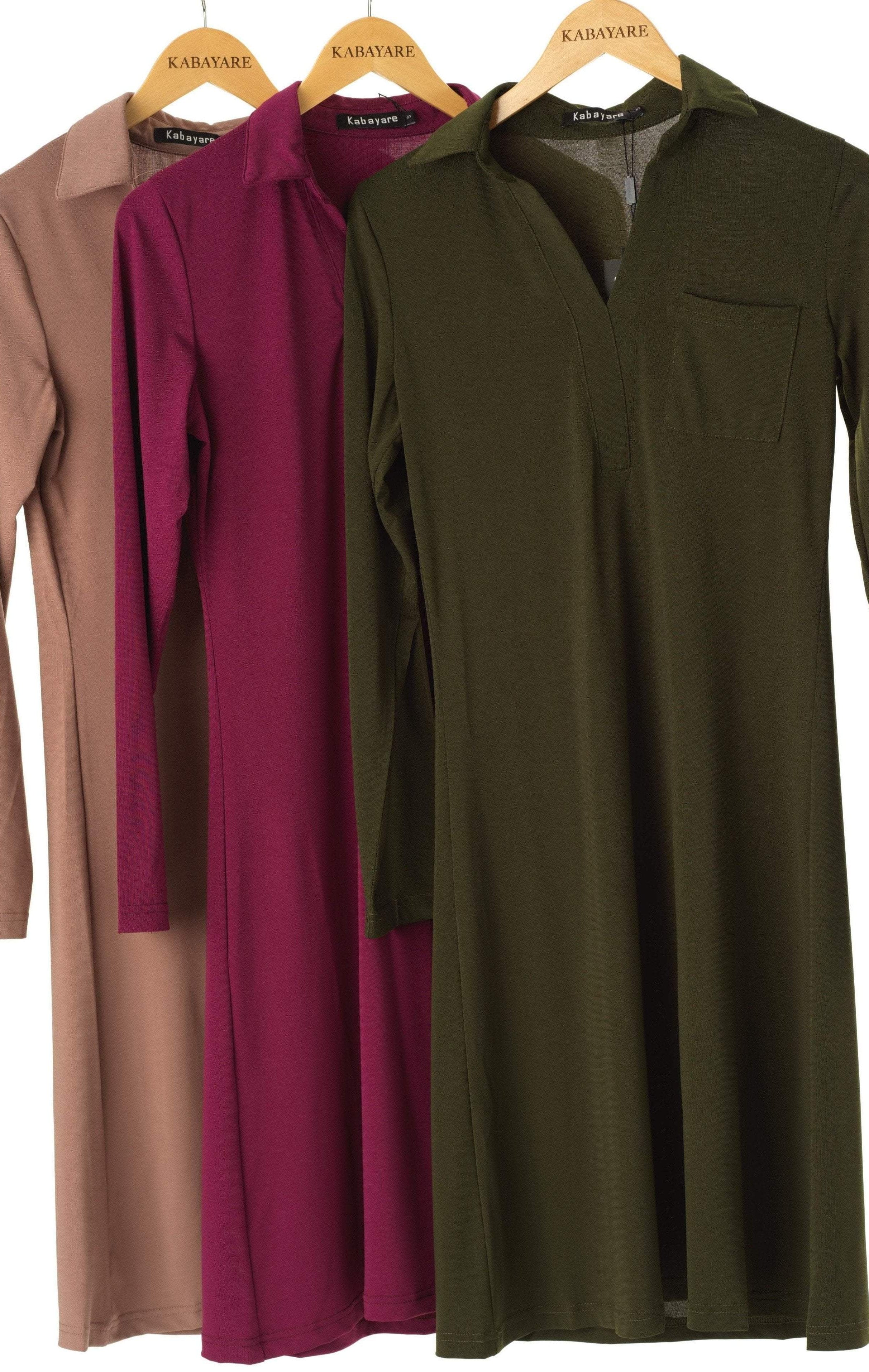 Long sleeve Midi top Kabayare