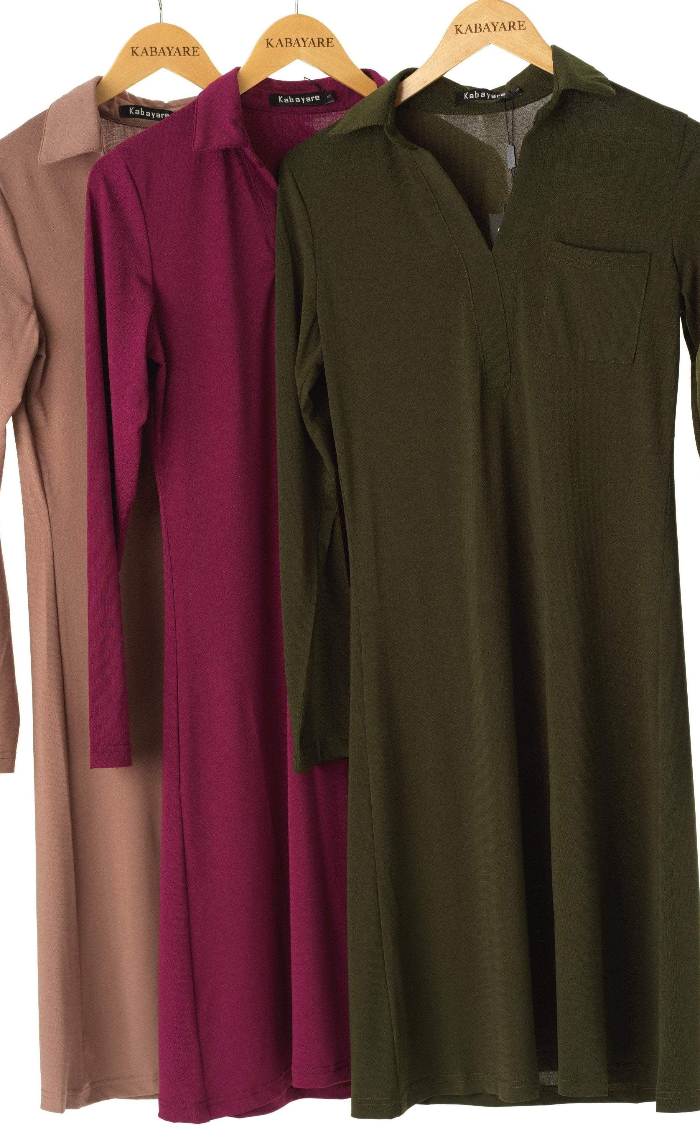 Long sleeve Midi top Kabayare
