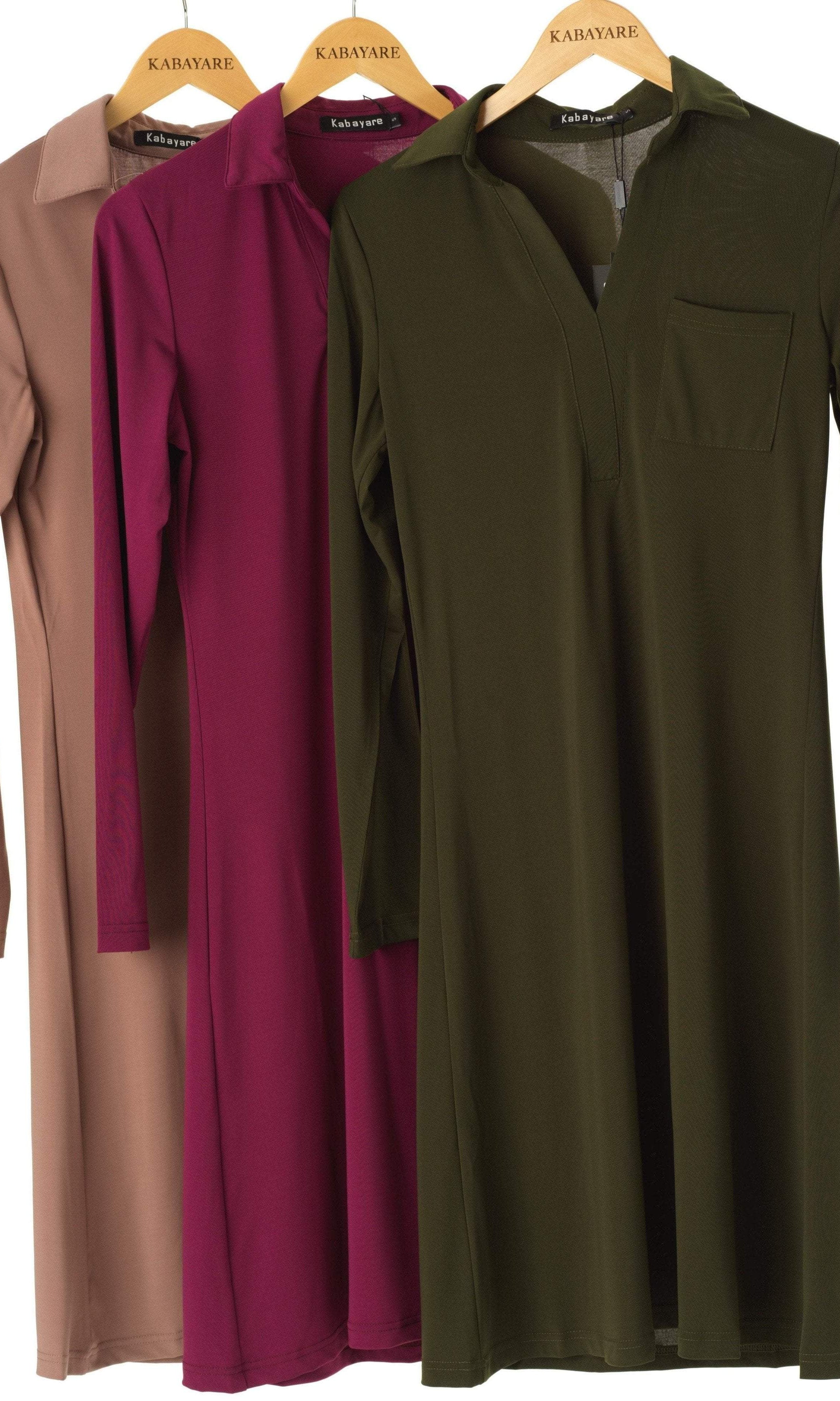 Long sleeve Midi top Kabayare