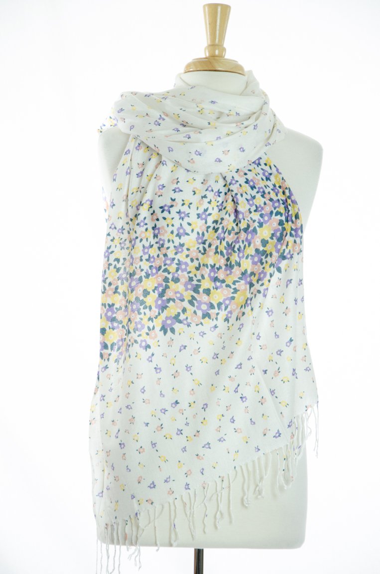 Love Buds Acrylic Scarf Pashimina Kabayare