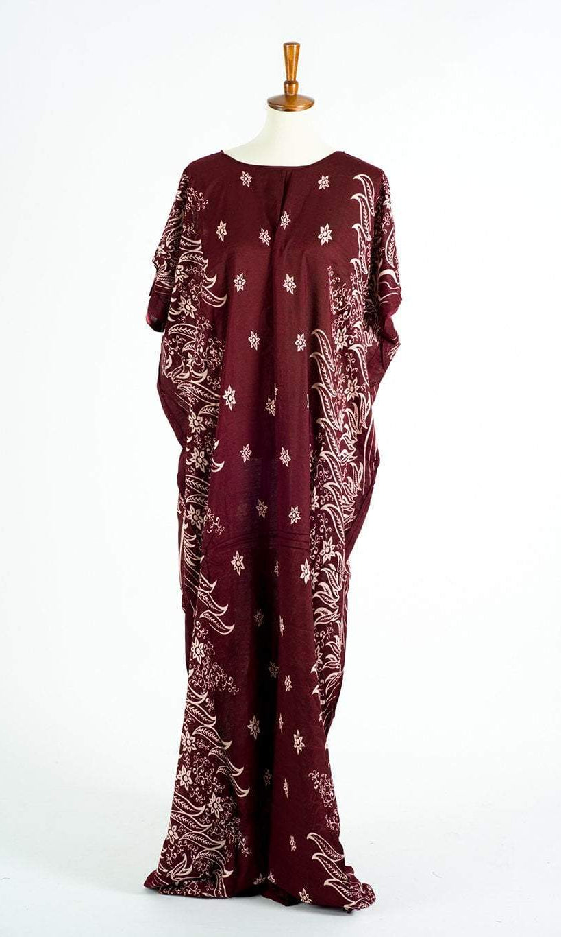 Maroon ancient bati dress Kabayare