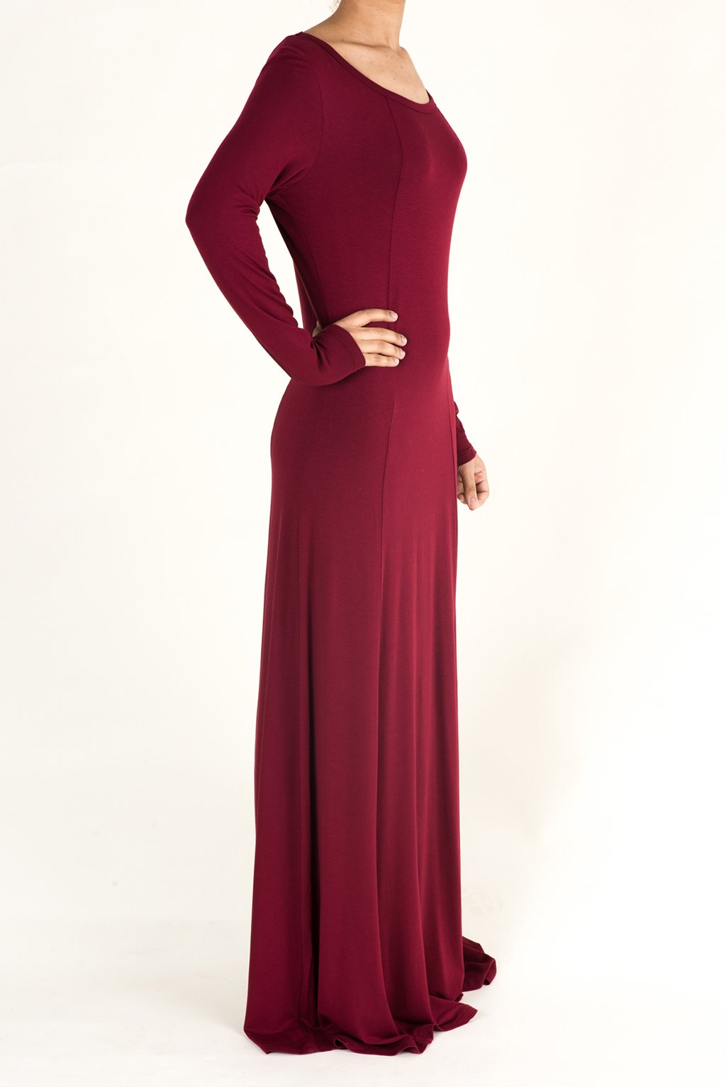 Maroon Cotton Candy Dress Kabayare