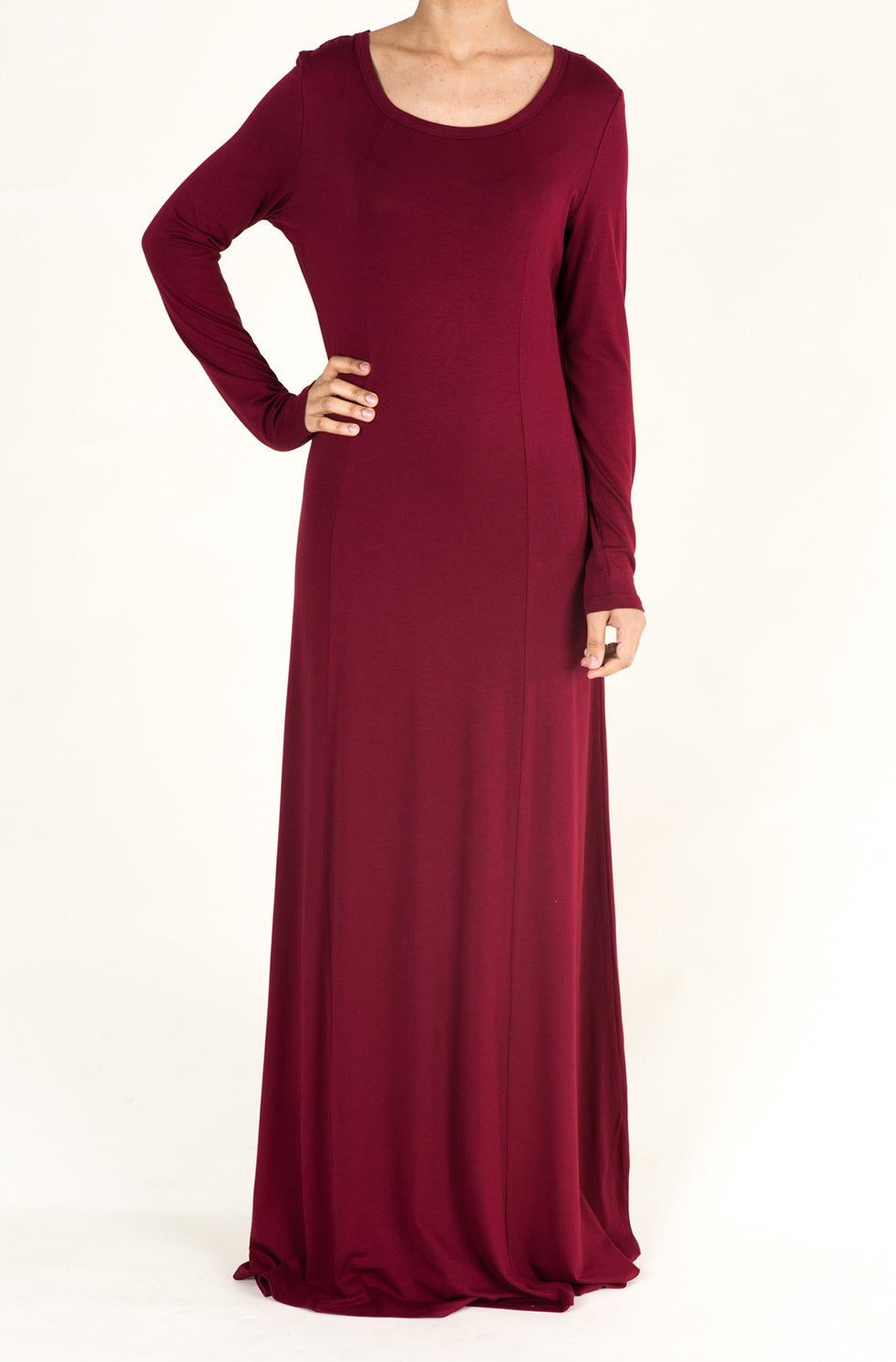 Maroon Cotton Candy Dress Kabayare