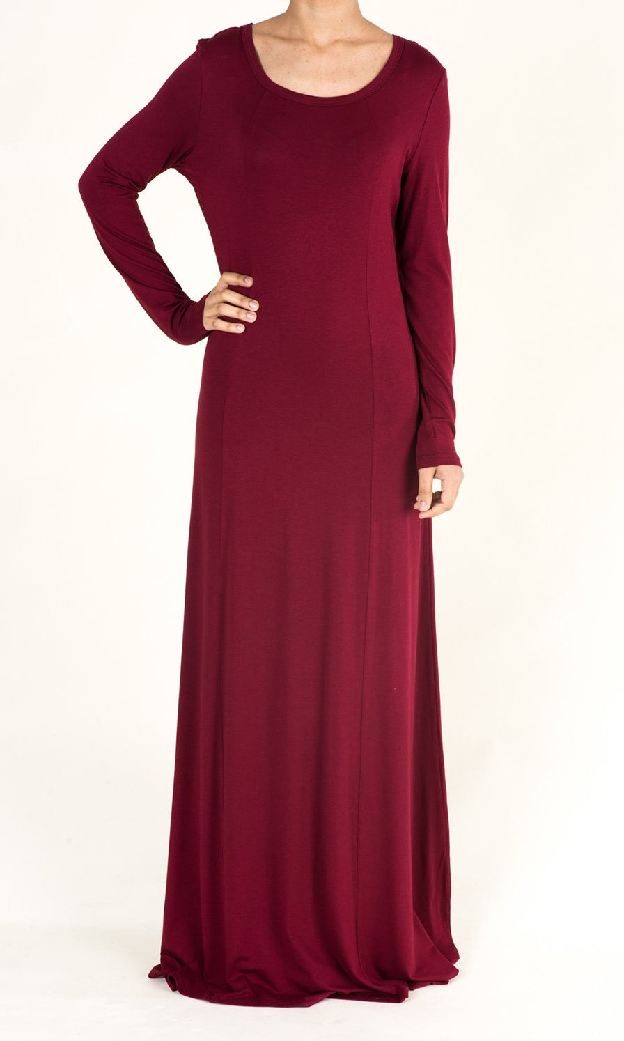 Maroon Cotton Candy Dress Kabayare