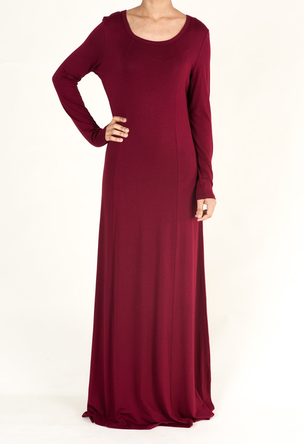 Maroon Cotton Candy Dress Kabayare