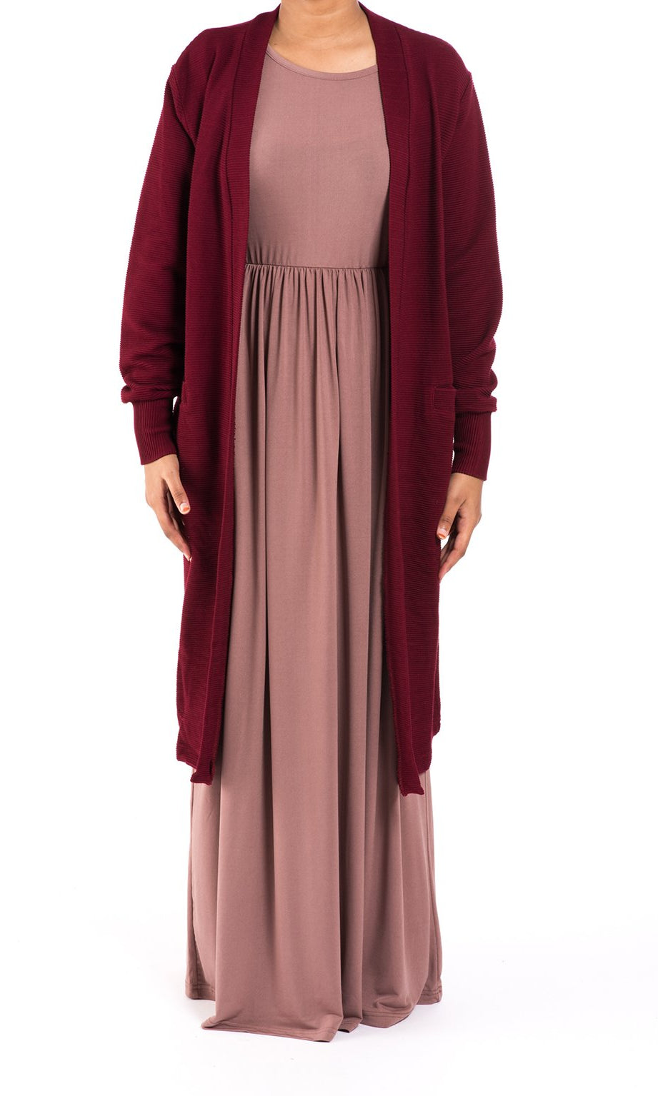 Maroon cozy signature sweater Kabayare