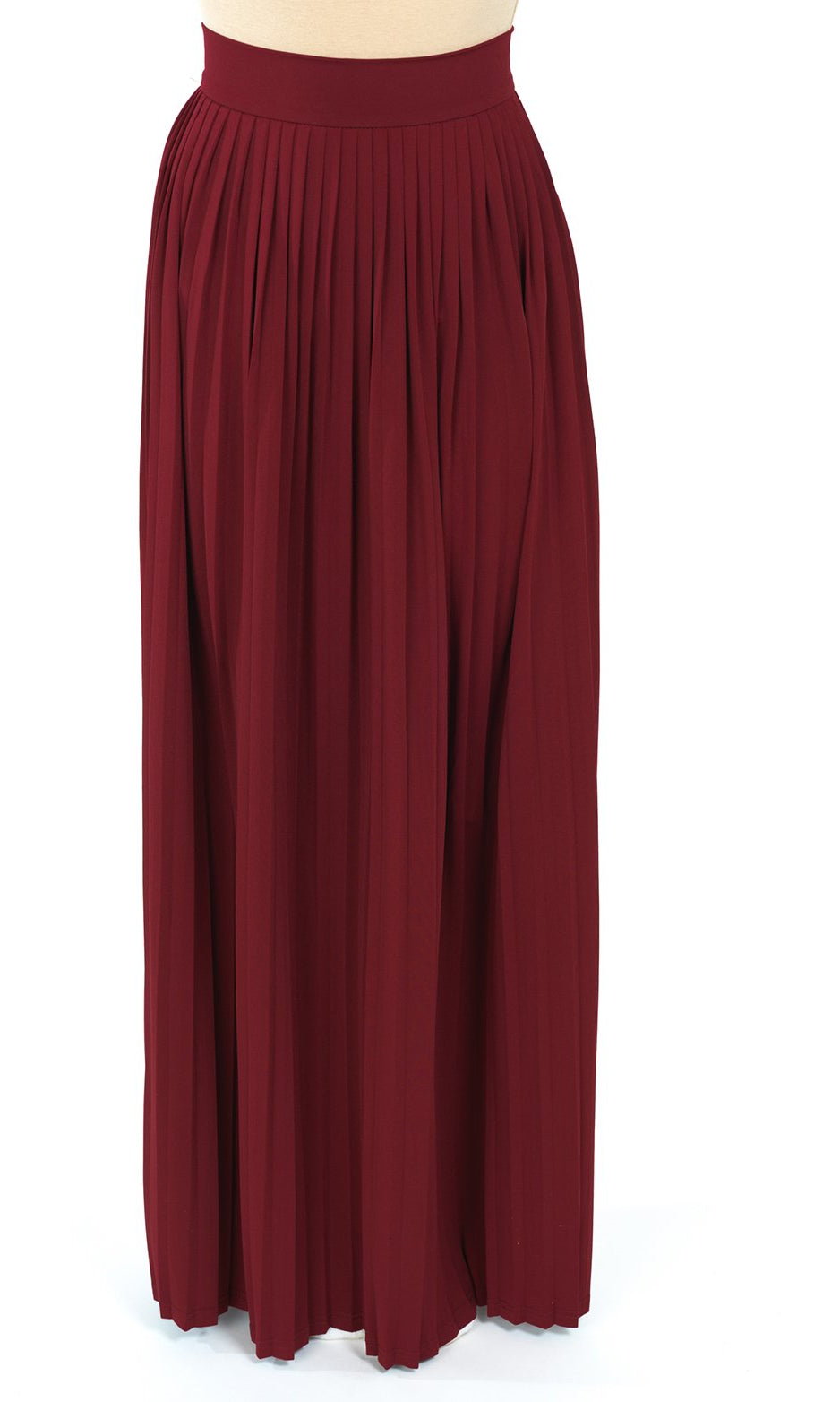 Maroon Milk silk maxi Skirt Kabayare