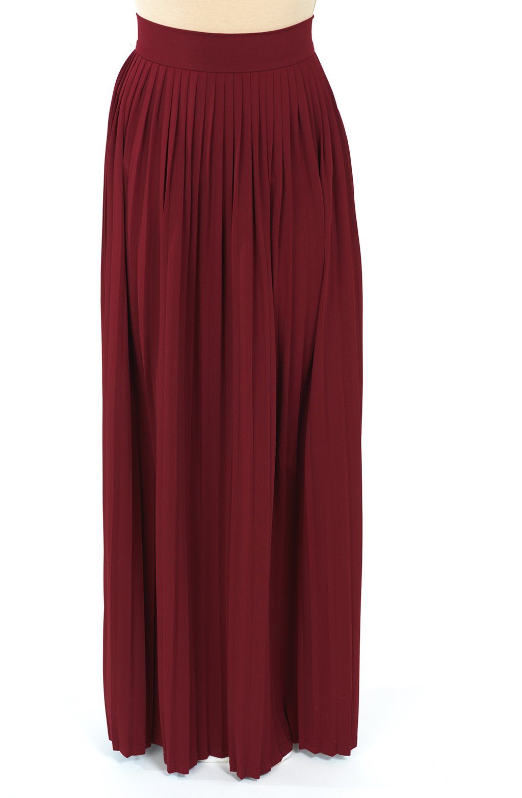 Maroon Milk silk maxi Skirt Kabayare