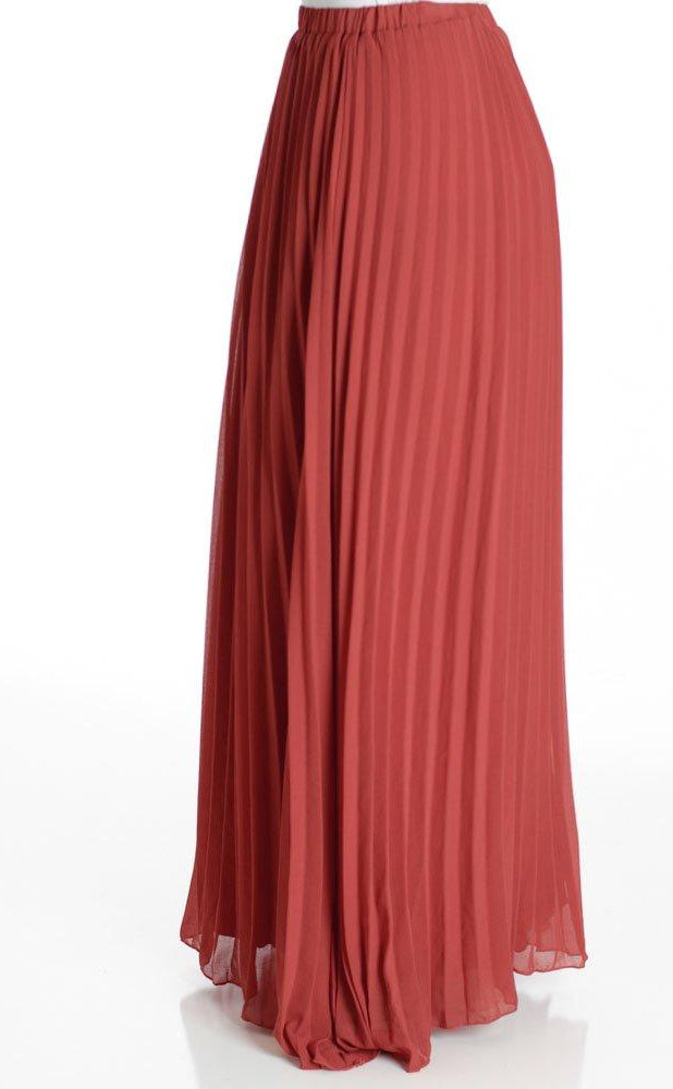 Masala pleated Maxi Skirt Kabayare