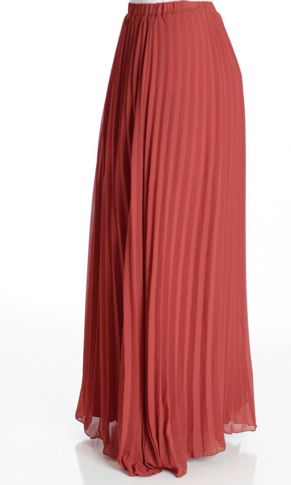 Masala pleated Maxi Skirt Kabayare