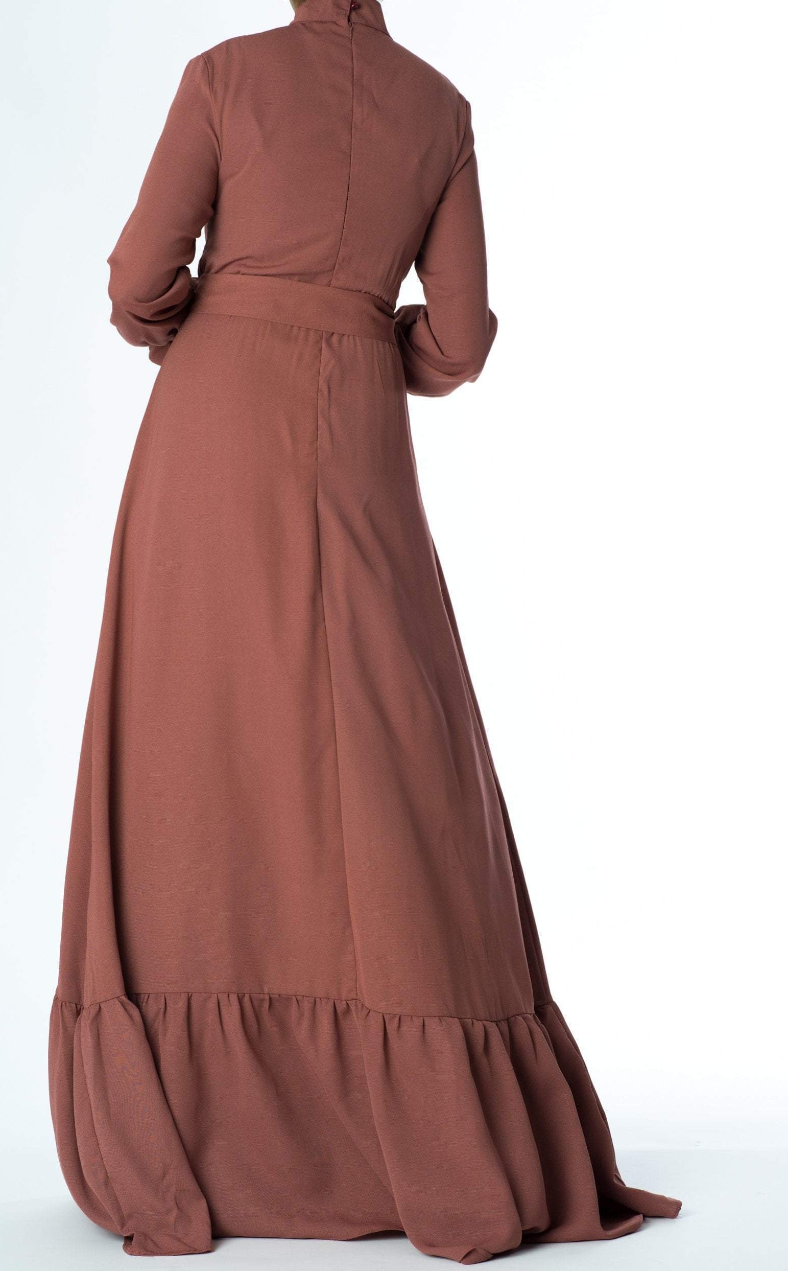 Mauve Elegant romance Maxi dress Kabayare