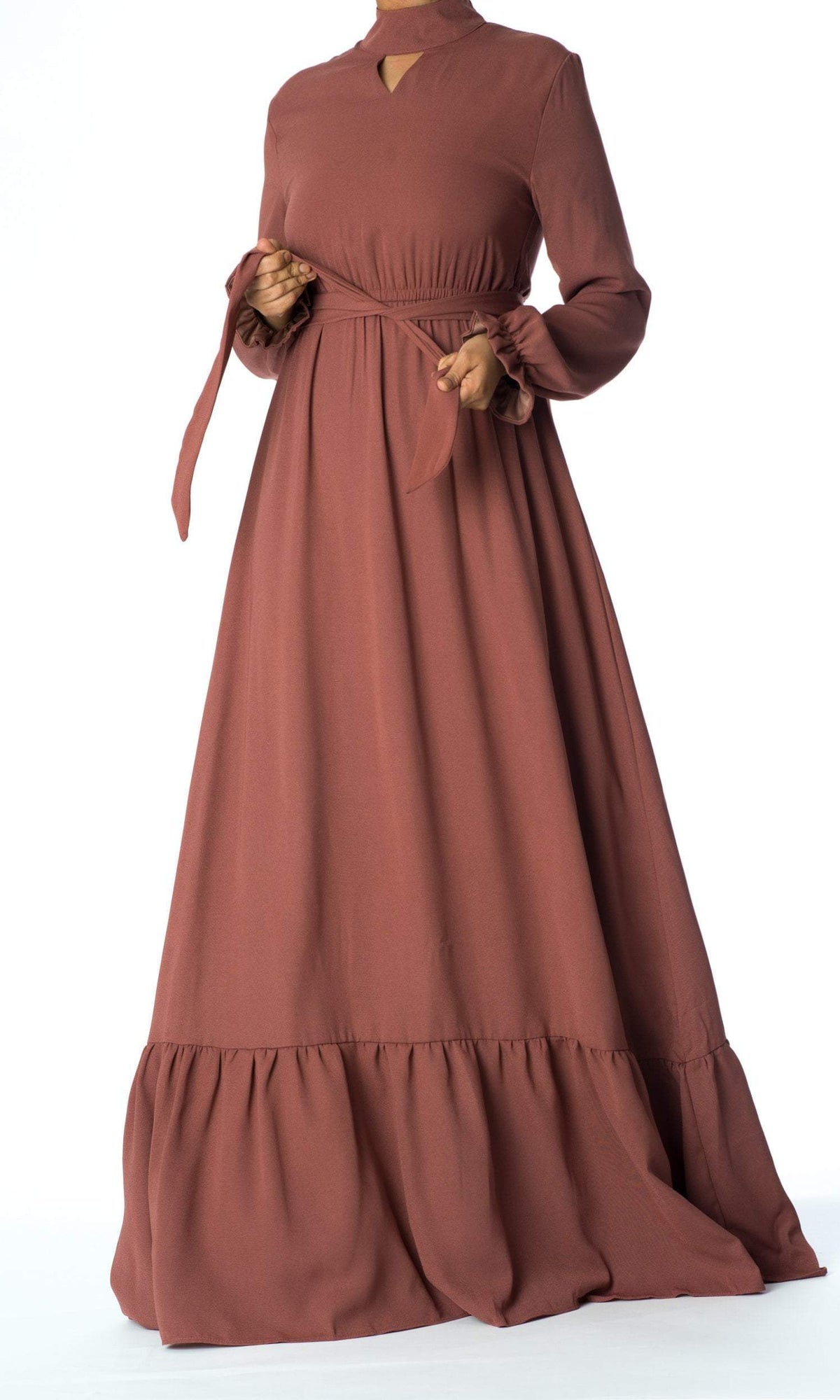Mauve Elegant romance Maxi dress Kabayare