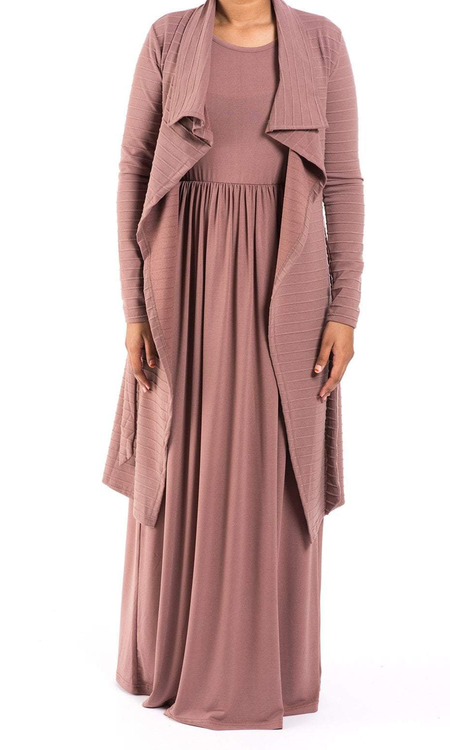 Mauve GRACEFUL cardigan Kabayare