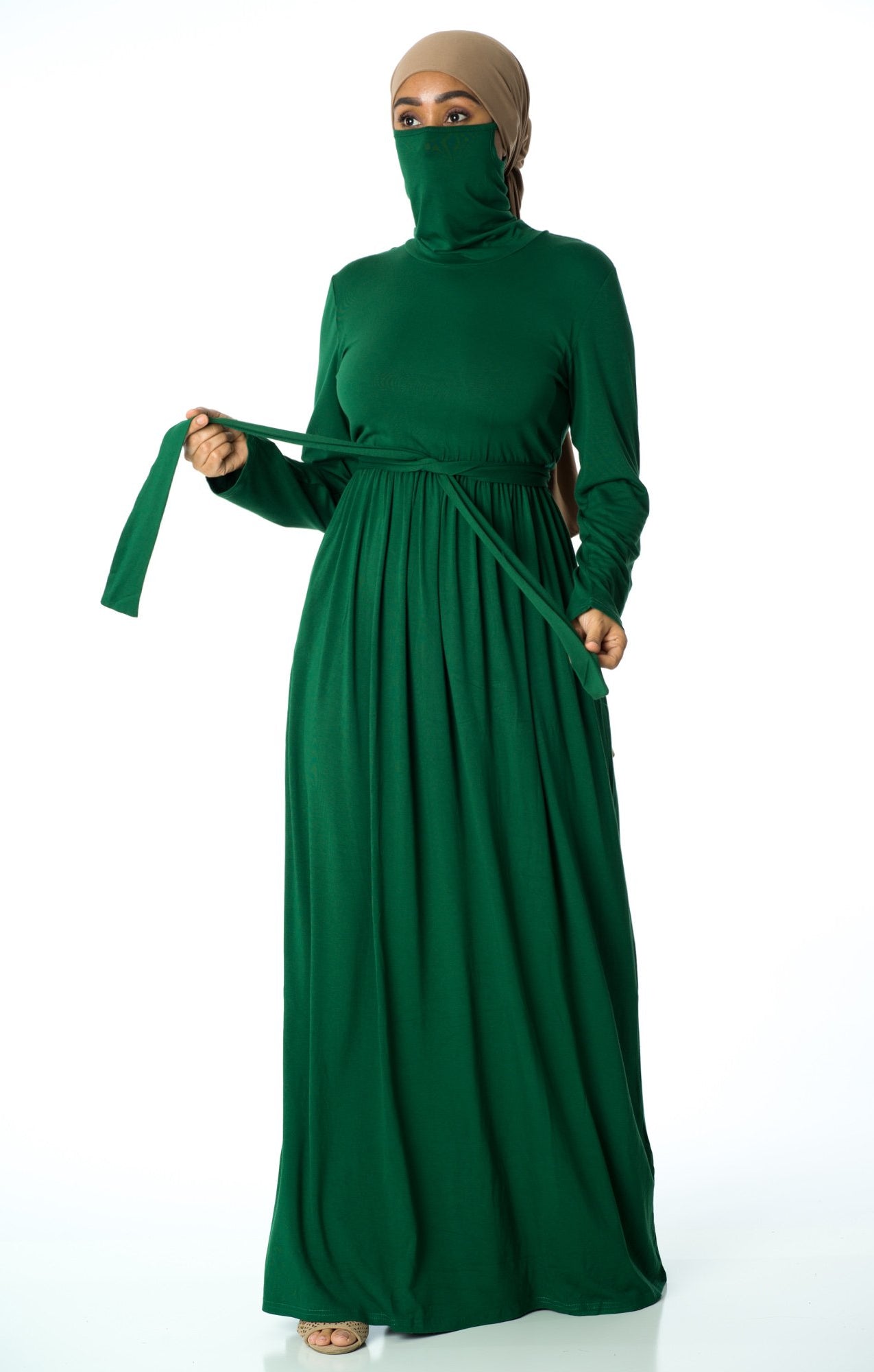 Maxi dress with face mask Kabayare