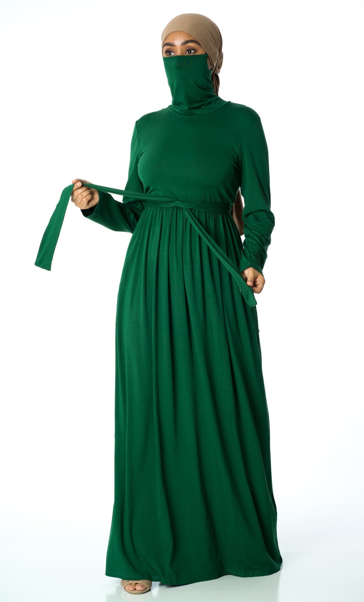 Maxi dress with face mask Kabayare