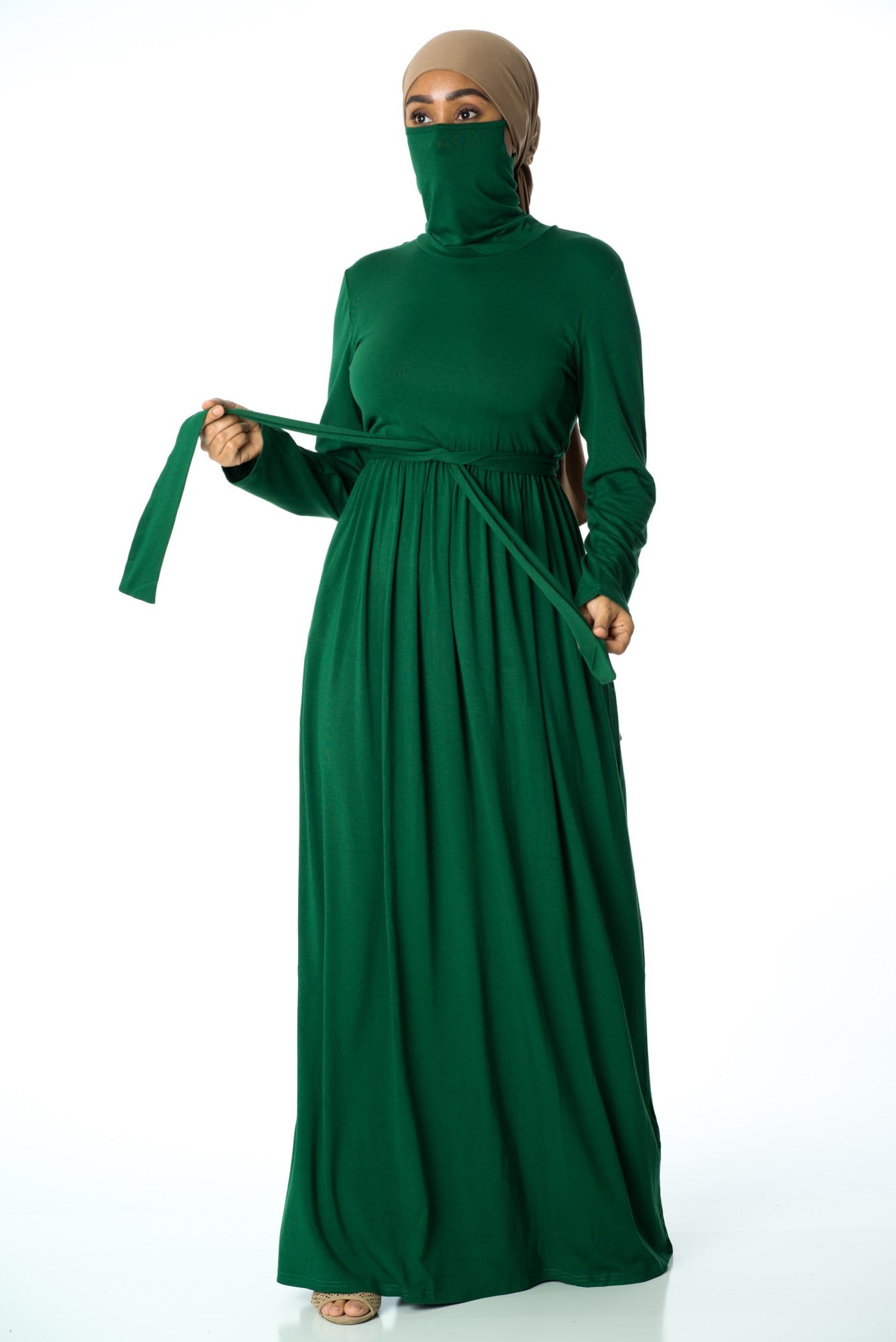 Maxi dress with face mask Kabayare