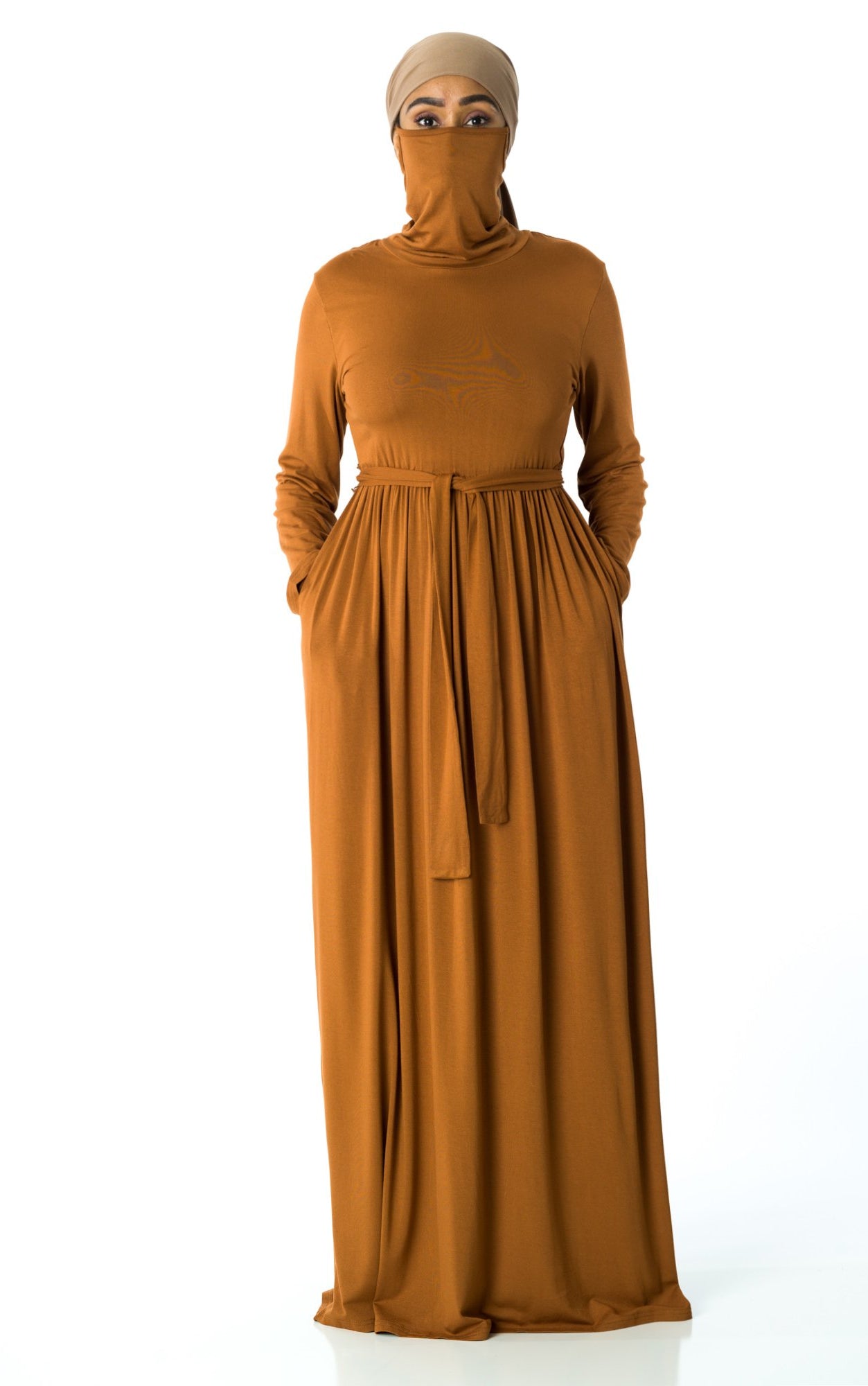 Maxi dress with face mask Kabayare