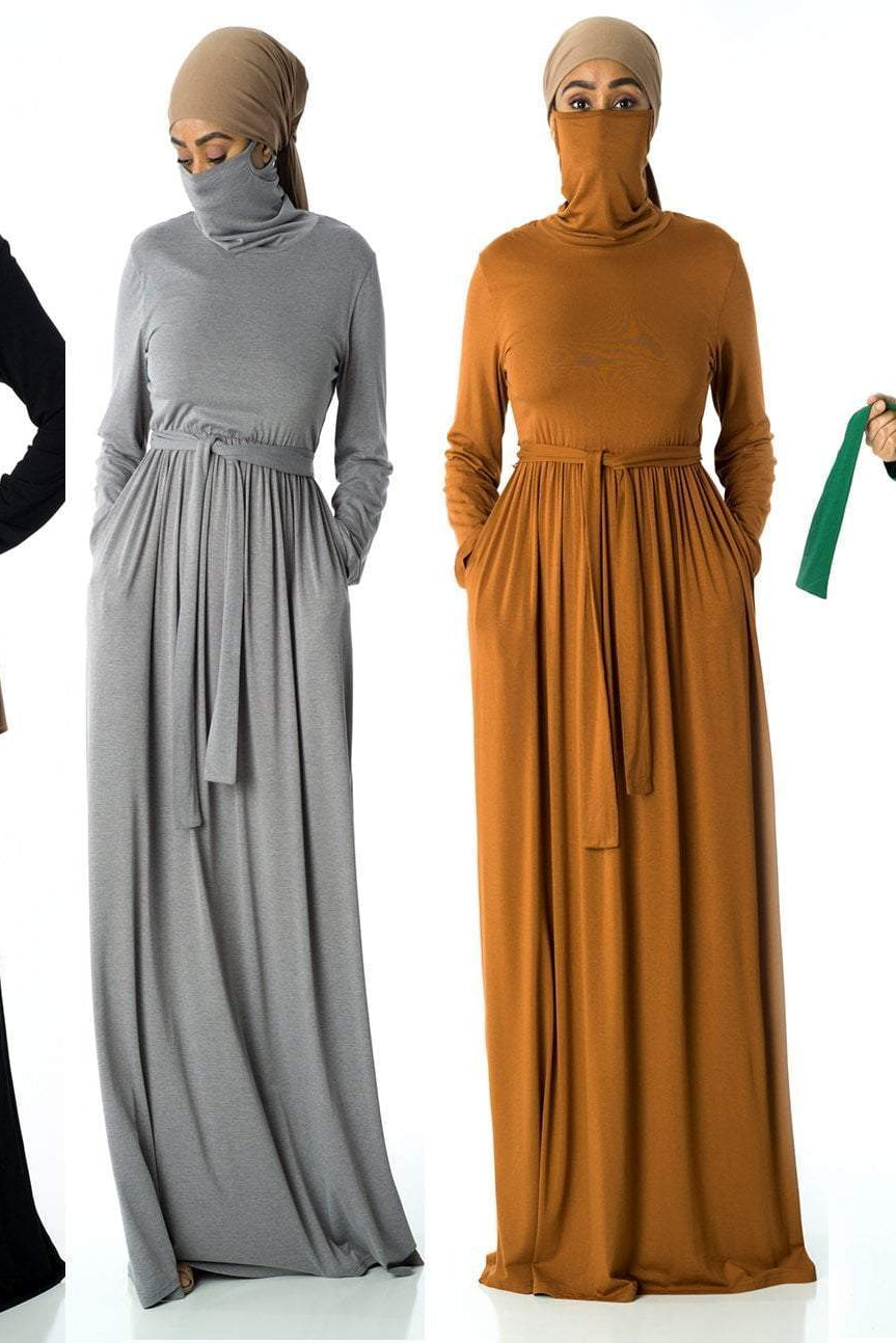 Maxi dress with face mask Kabayare