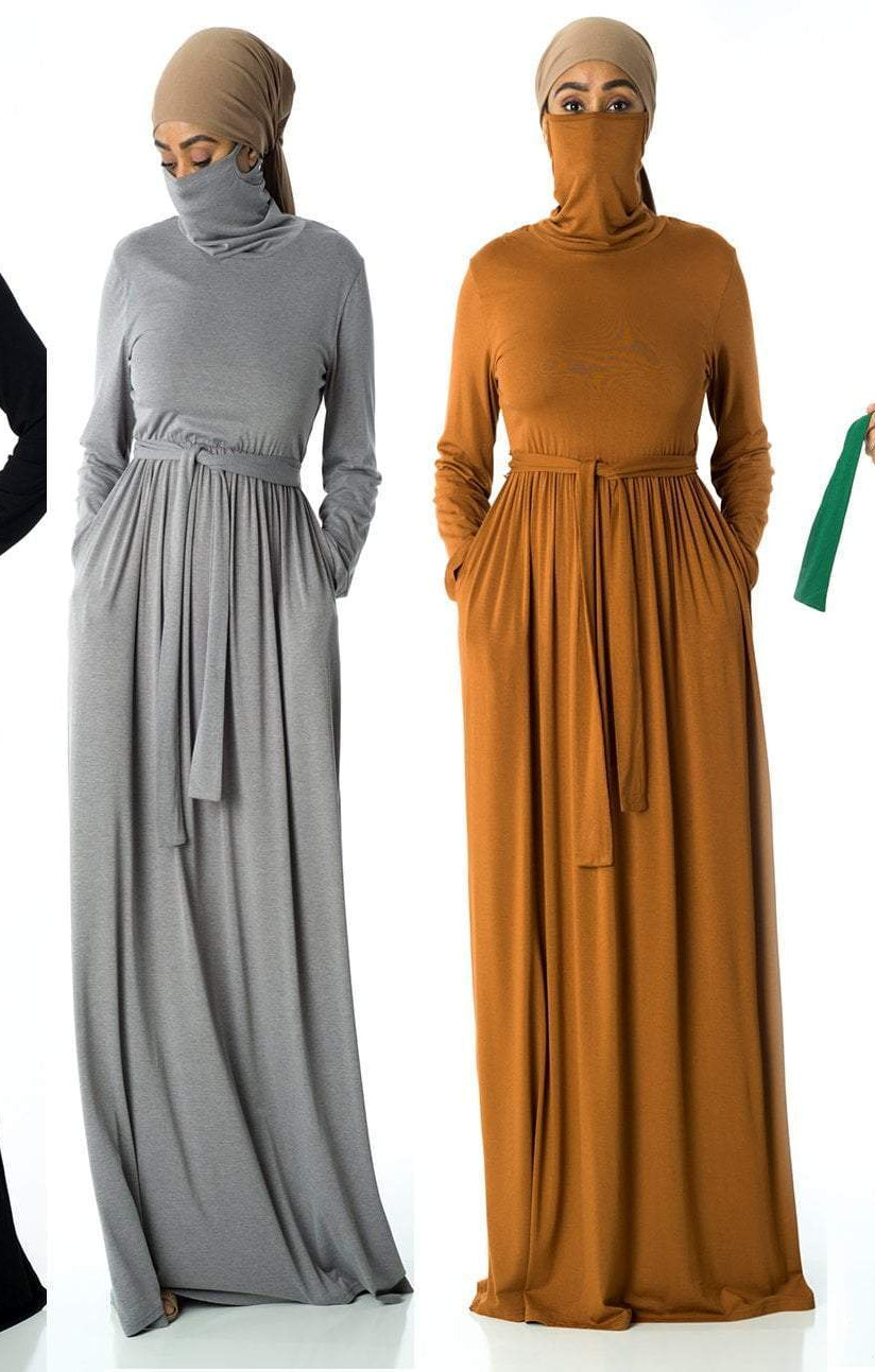 Maxi dress with face mask Kabayare