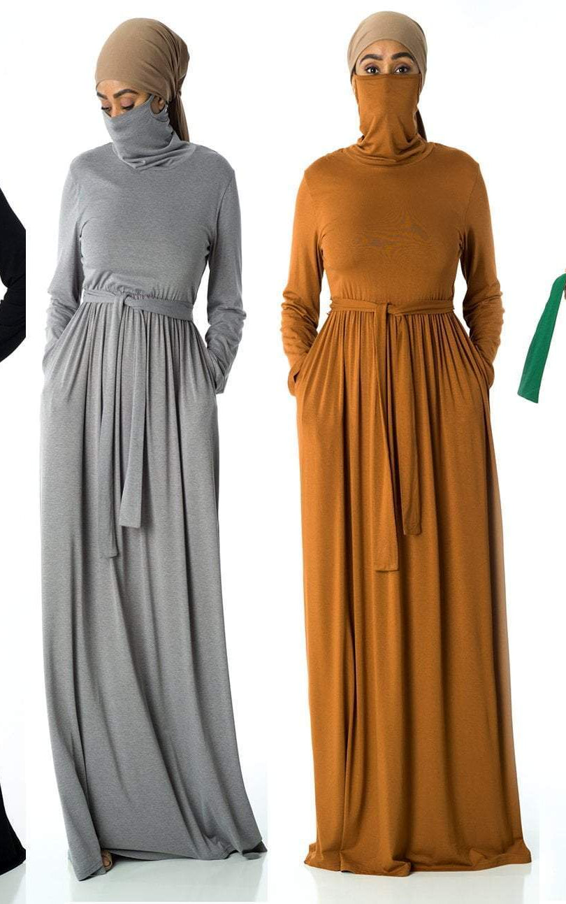 Maxi dress with face mask Kabayare