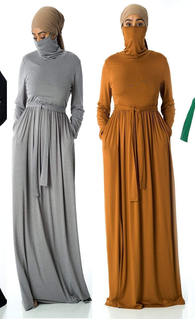 Maxi dress with face mask Kabayare