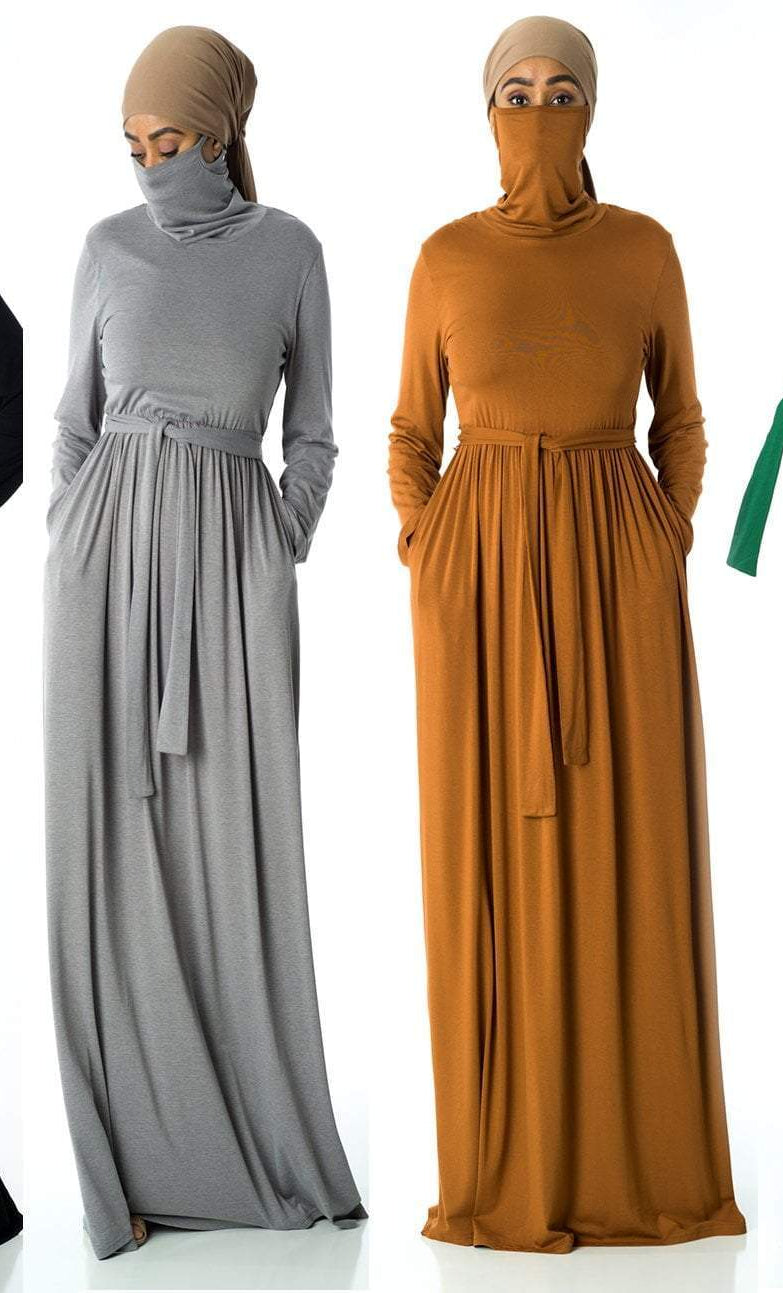 Maxi dress with face mask Kabayare