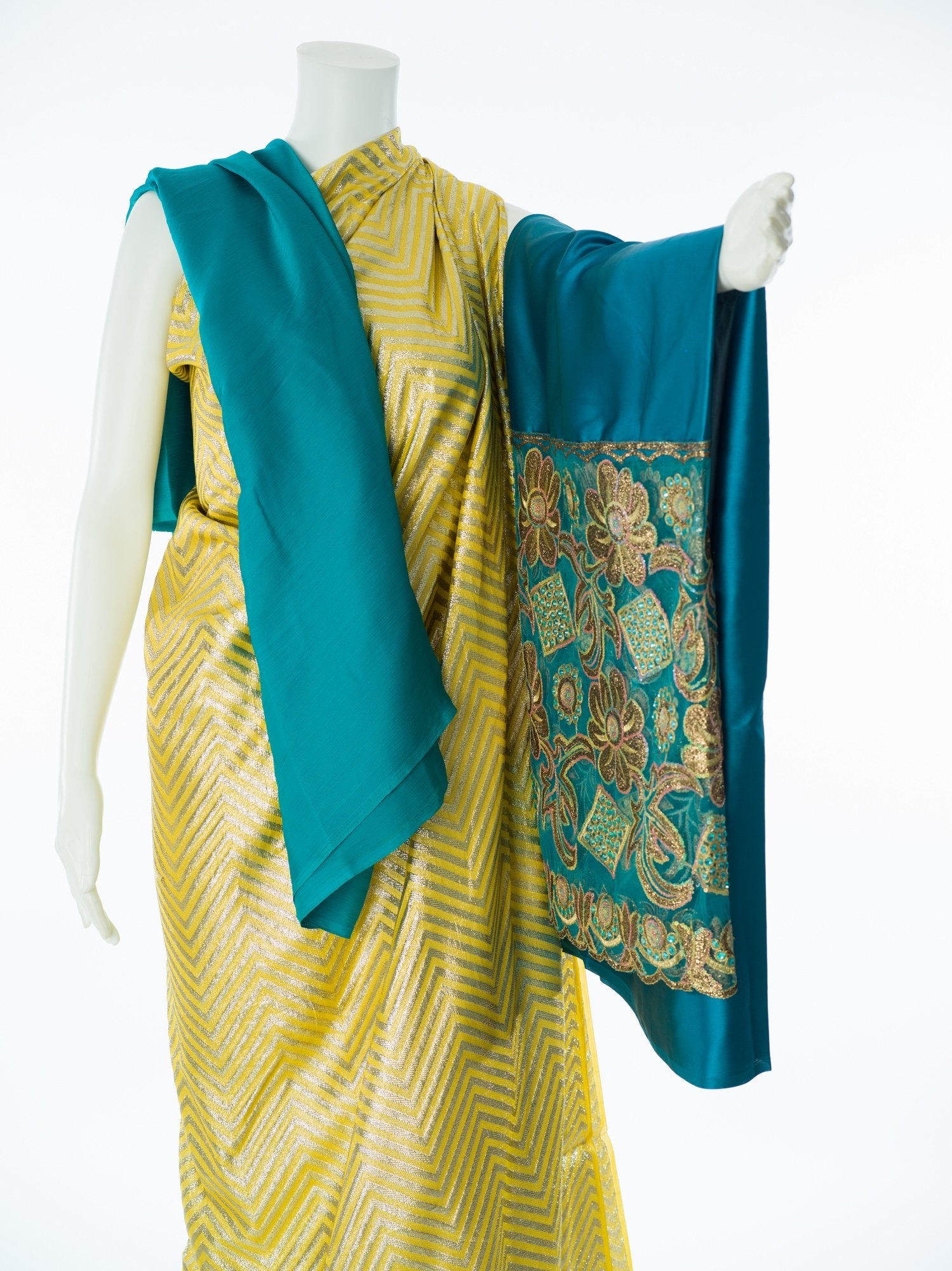 Mellon and Teal Goden Lorax Dirac sets - Kabayare Fashion (5669536661653)