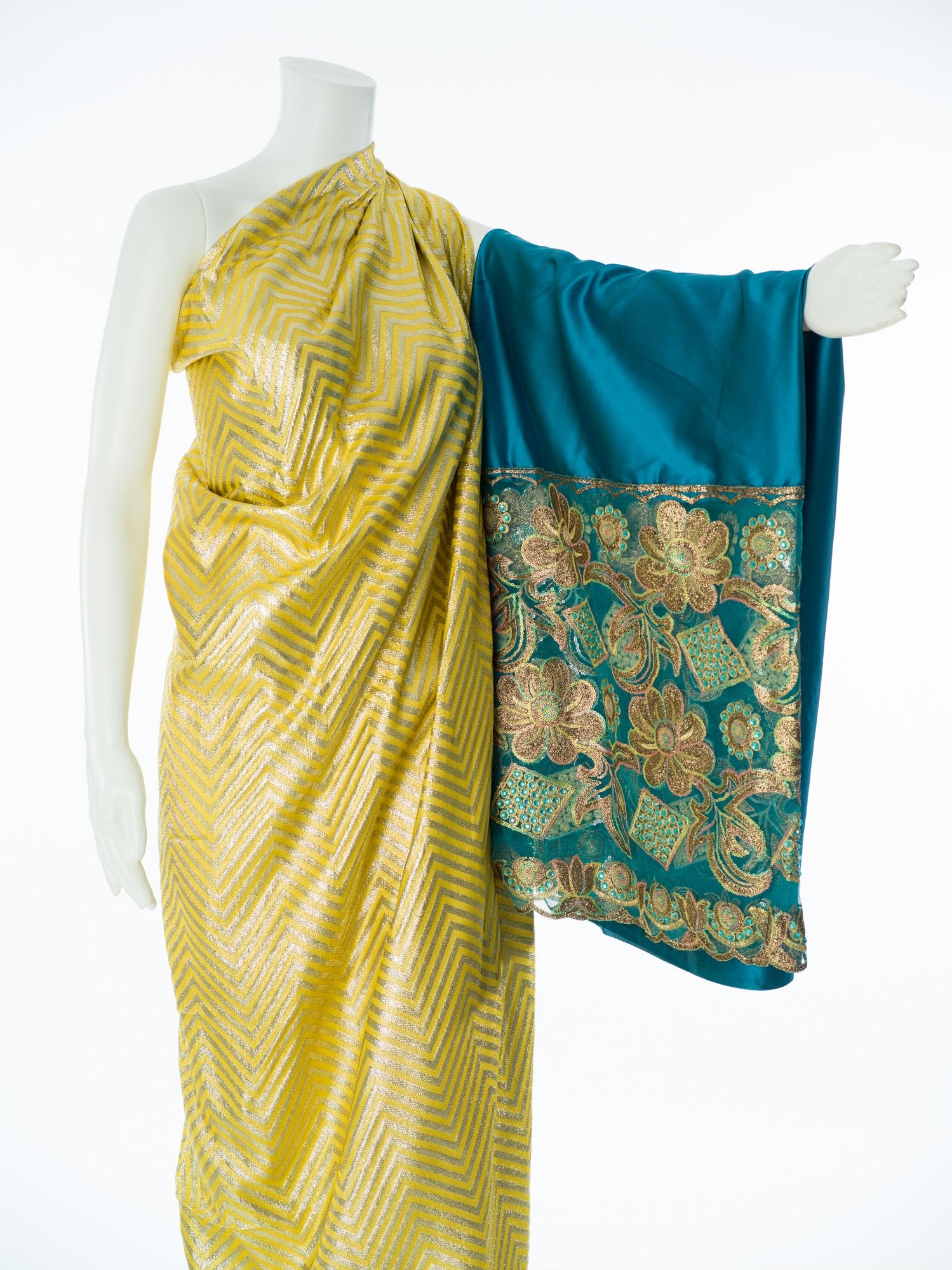 Mellon and Teal Goden Lorax Dirac sets - Kabayare Fashion (5669536661653)
