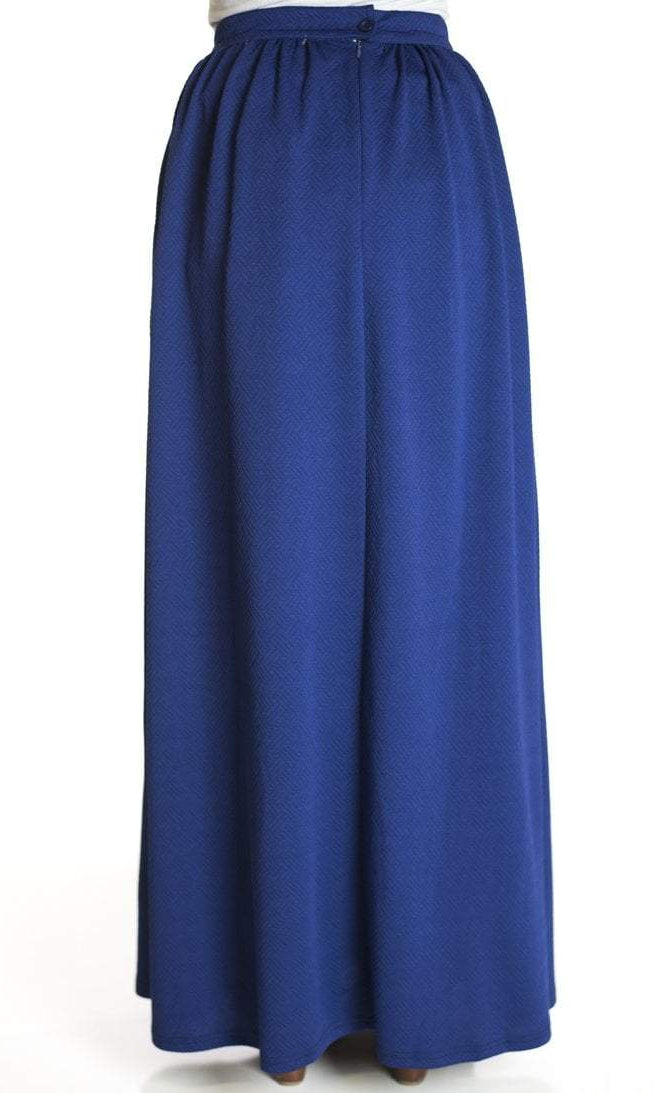 Midnight textured Maxi Skirt Kabayare