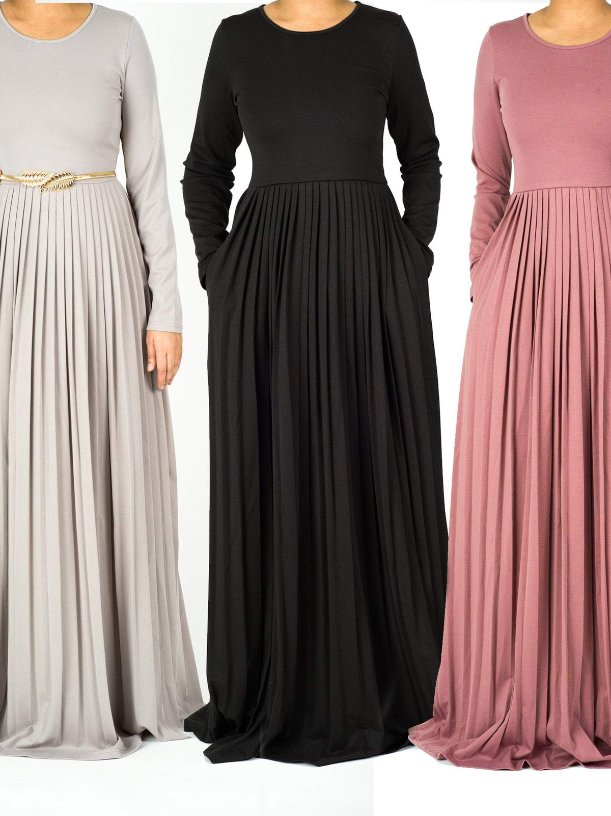 MILANA Pleated maxi dress Kabayare