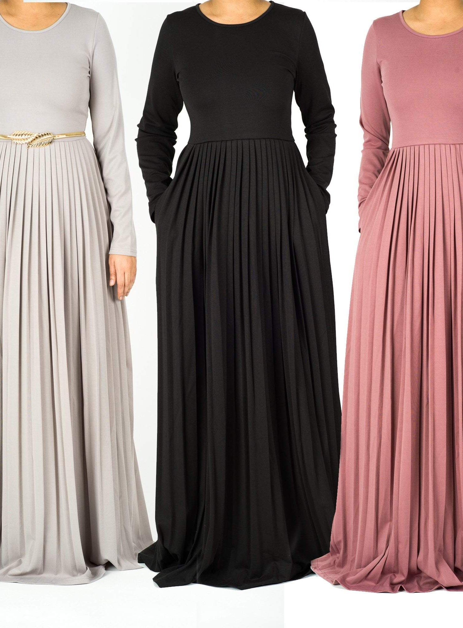 MILANA Pleated maxi dress Kabayare