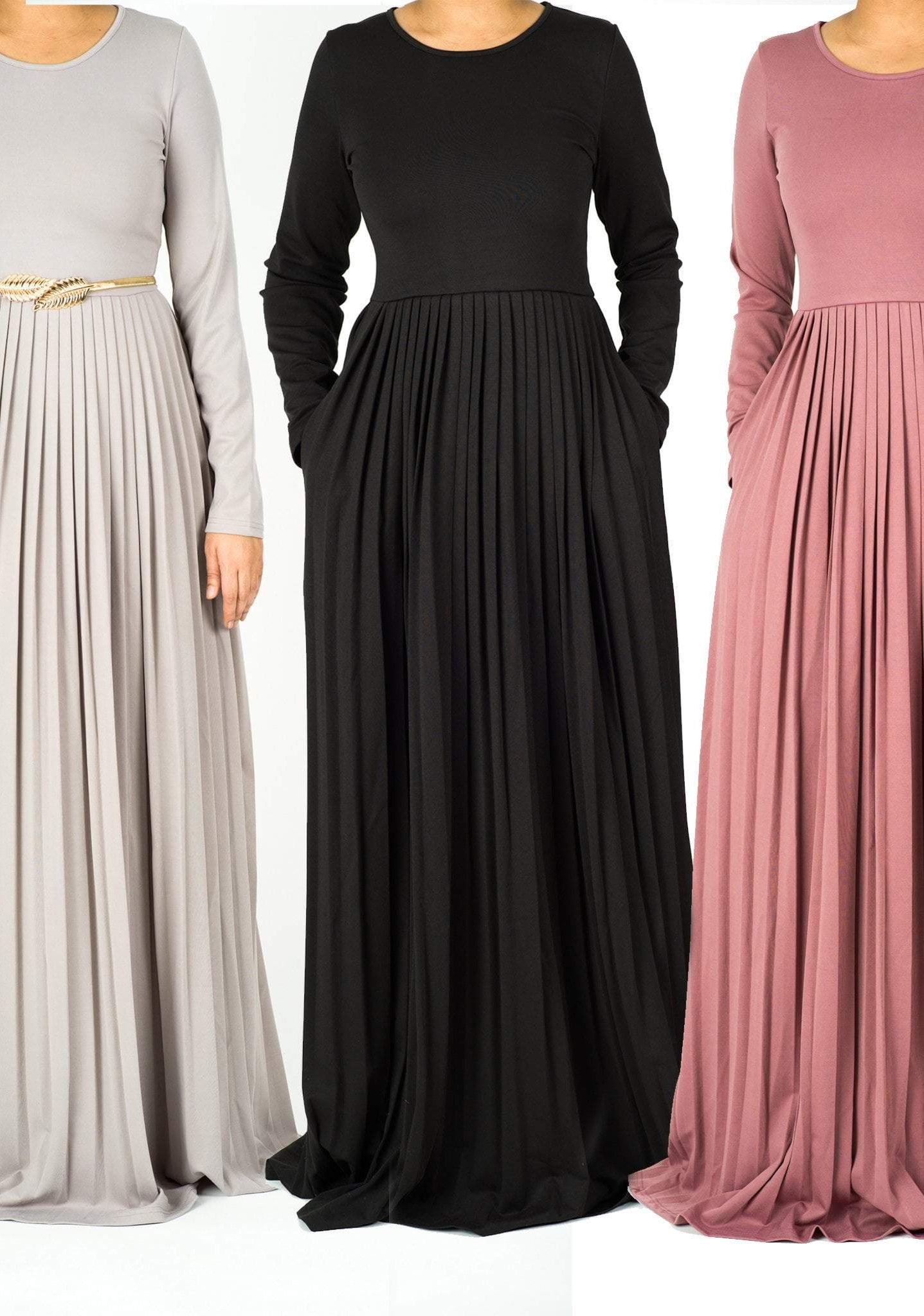 MILANA Pleated maxi dress Kabayare