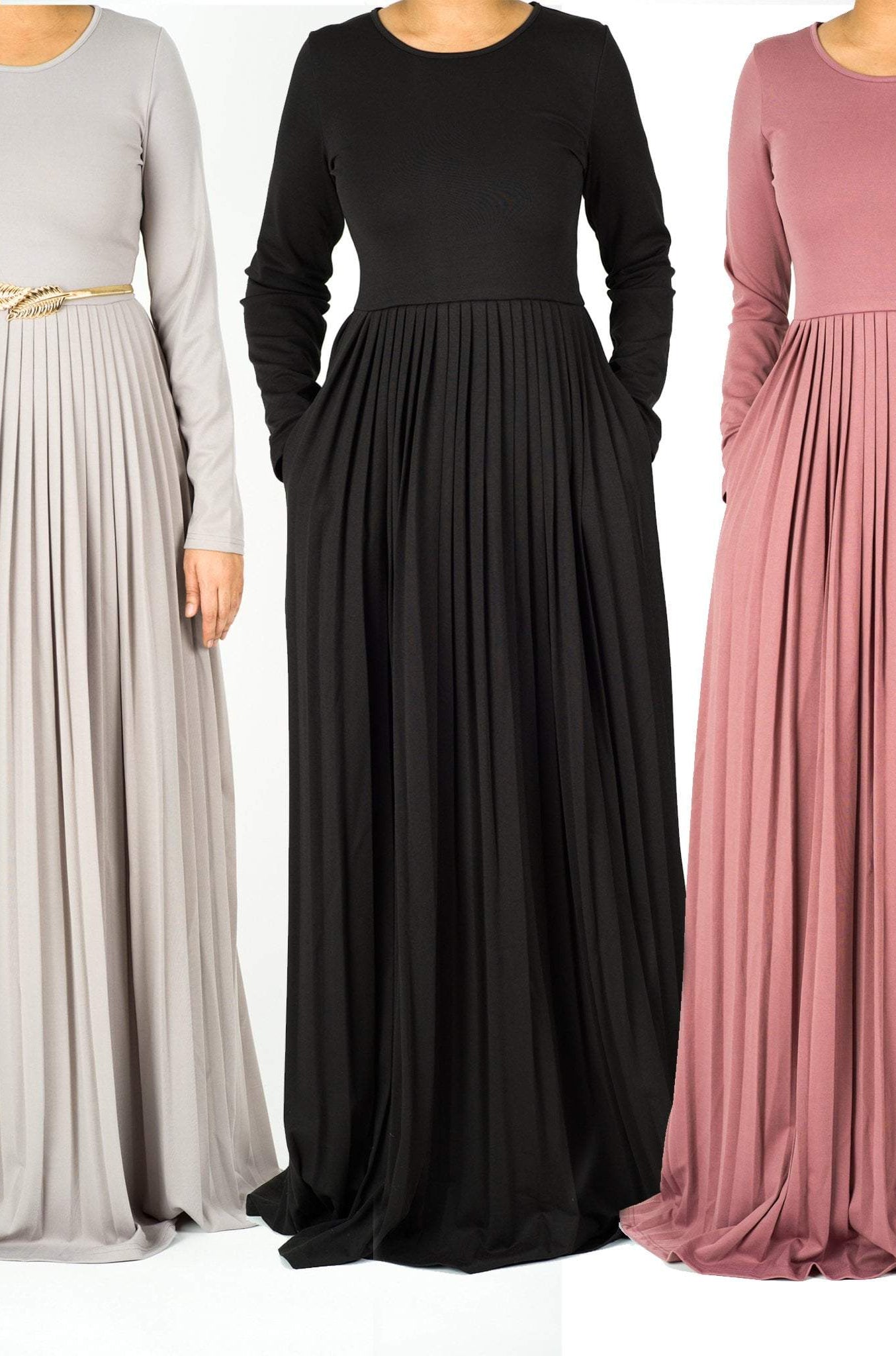 MILANA Pleated maxi dress Kabayare