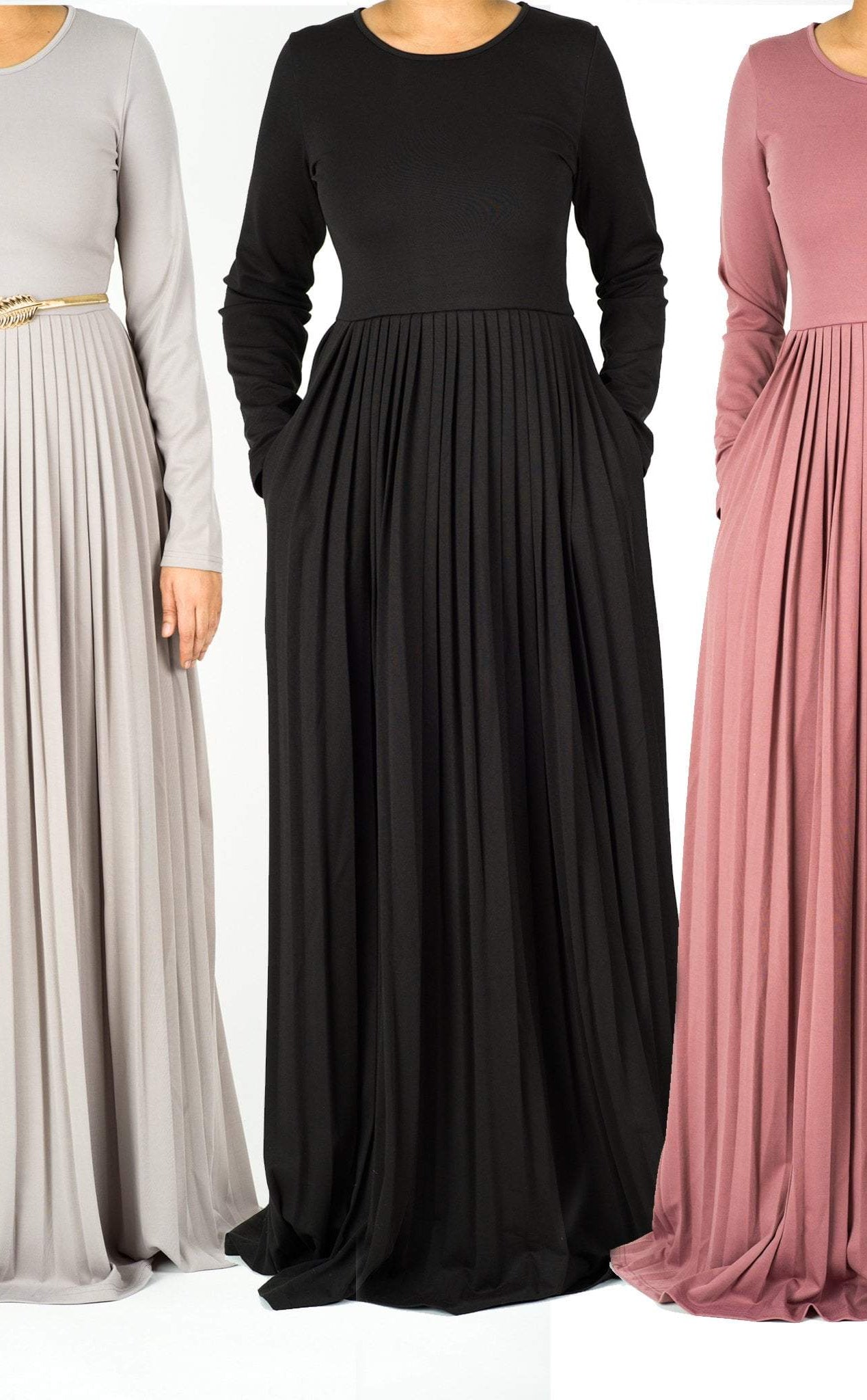 MILANA Pleated maxi dress Kabayare