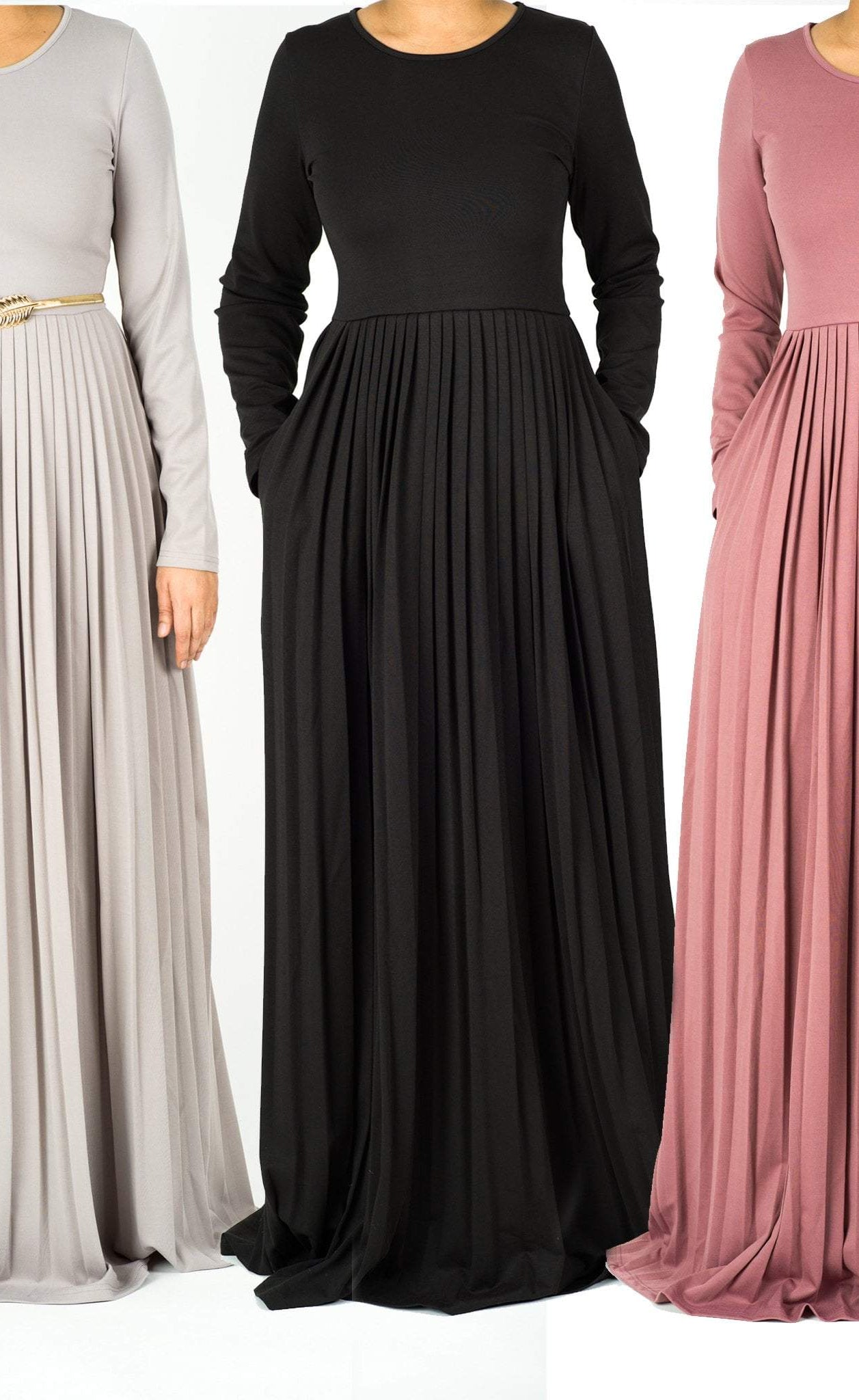 MILANA Pleated maxi dress Kabayare