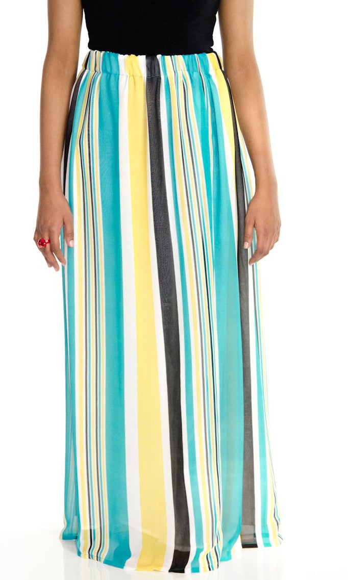 Mint City Girl Maxi Skirt Kabayare