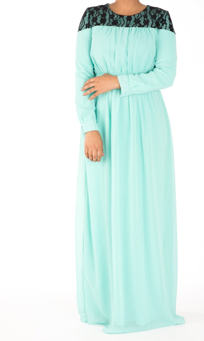 Mint Devoted Maxi Dress Kabayare