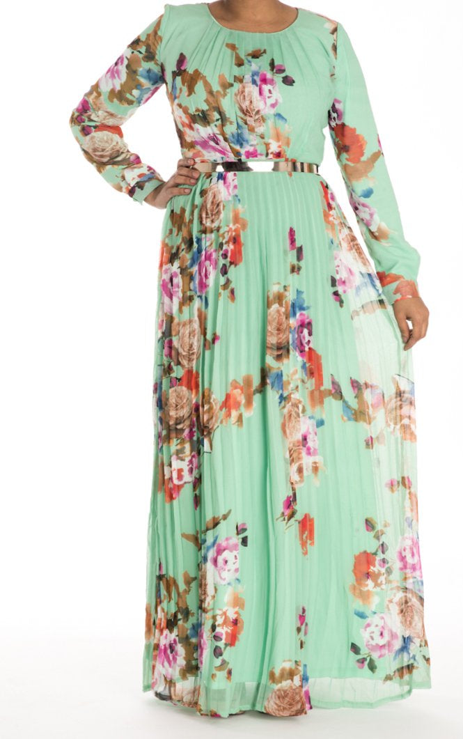 Mint Romance Maxi Dress Kabayare