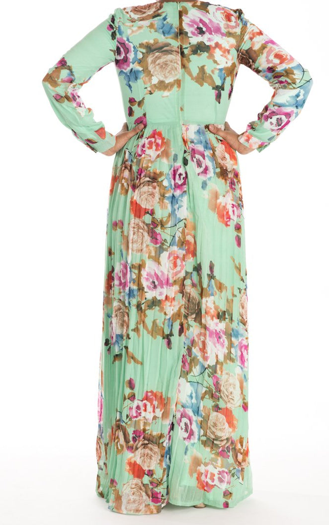 Mint Romance Maxi Dress Kabayare