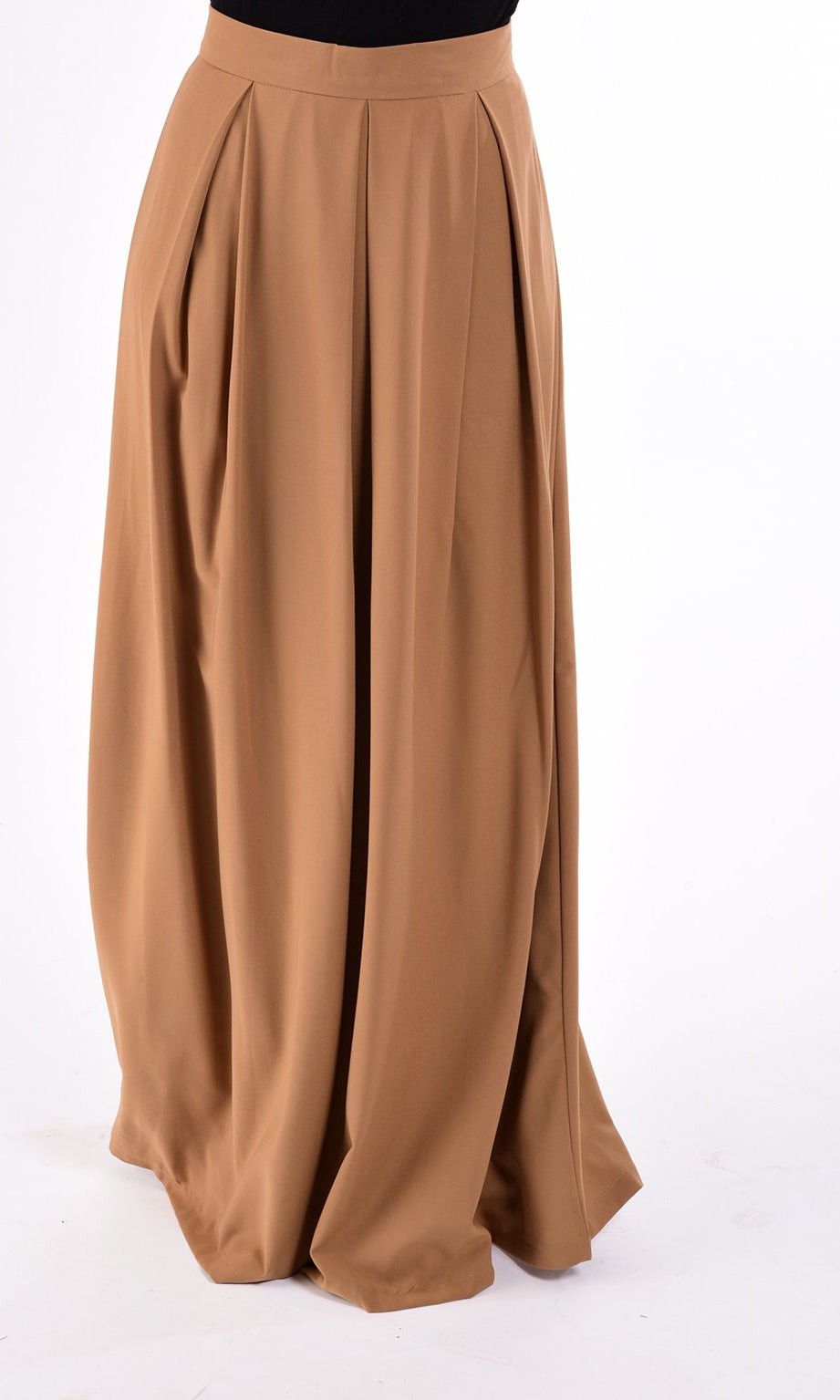 Mocha Flare Maxi Skirt Kabayare